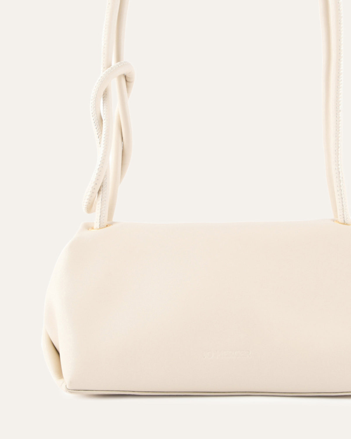ORCHID SHOULDER BAG OFF WHITE LEATHER