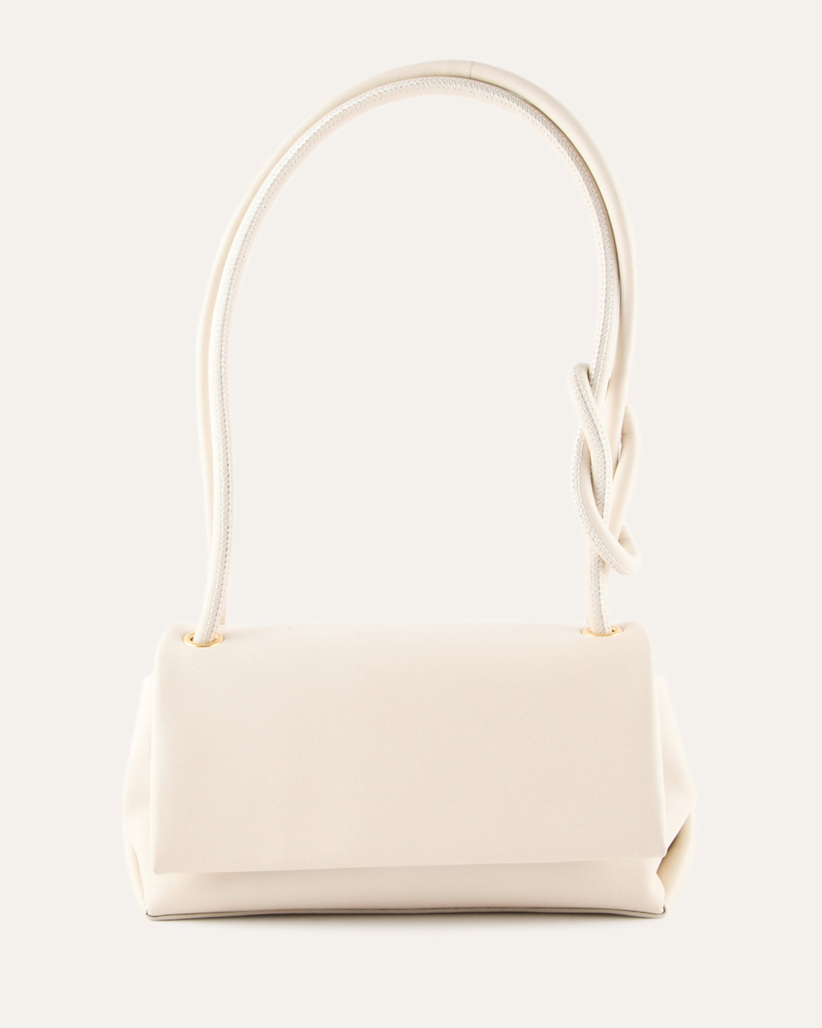 ORCHID SHOULDER BAG OFF WHITE LEATHER image