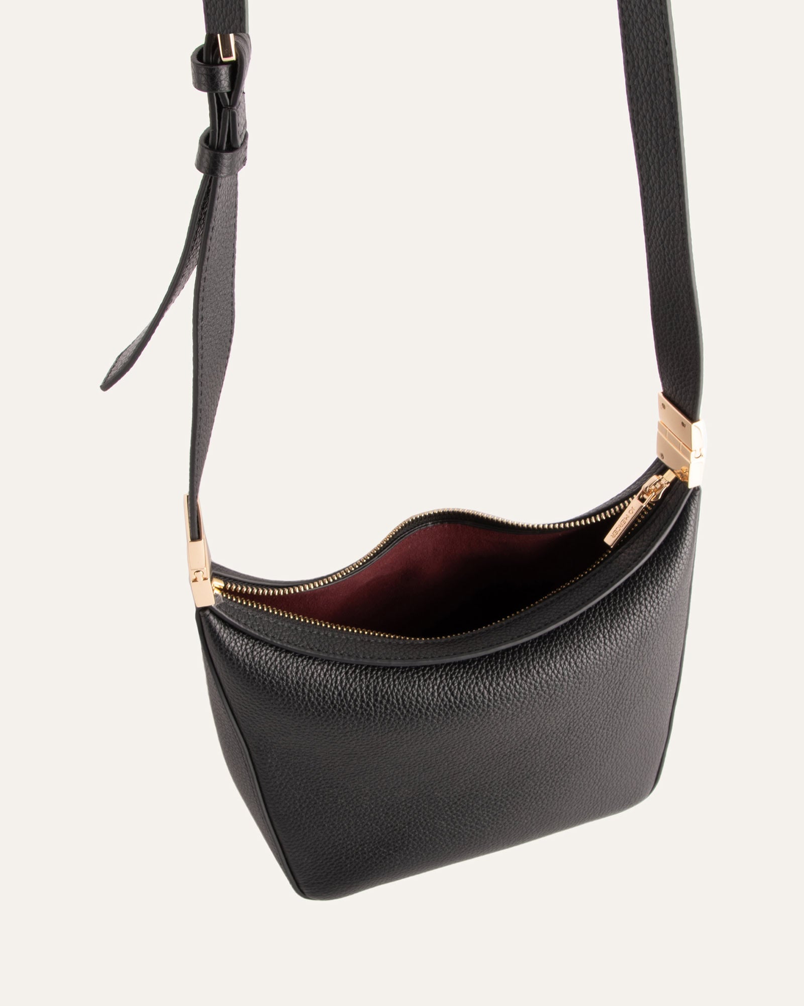 ORTEGA CROSSBODY BAG BLACK LEATHER image