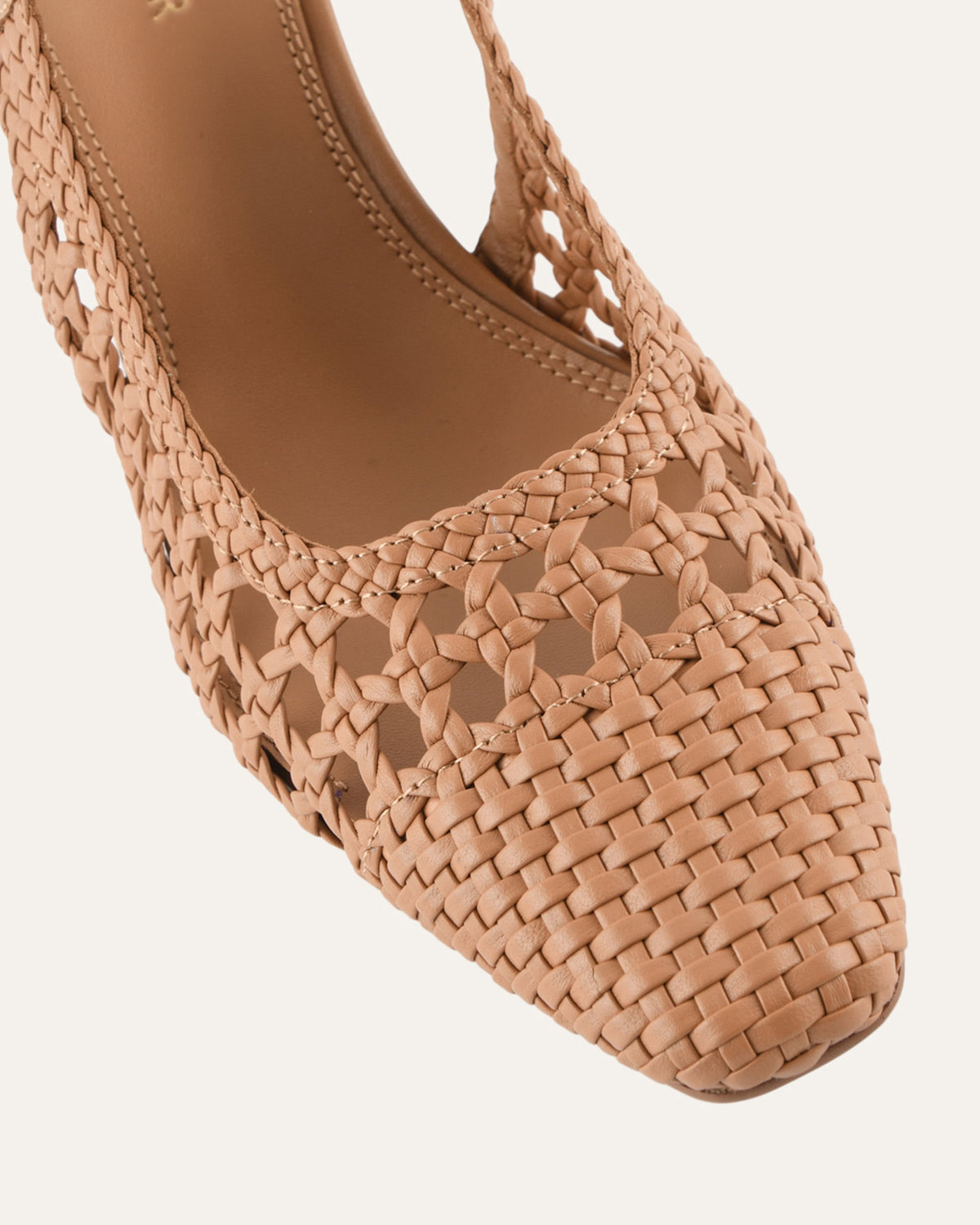 OSCAR MID HEELS TOFFEE LEATHER