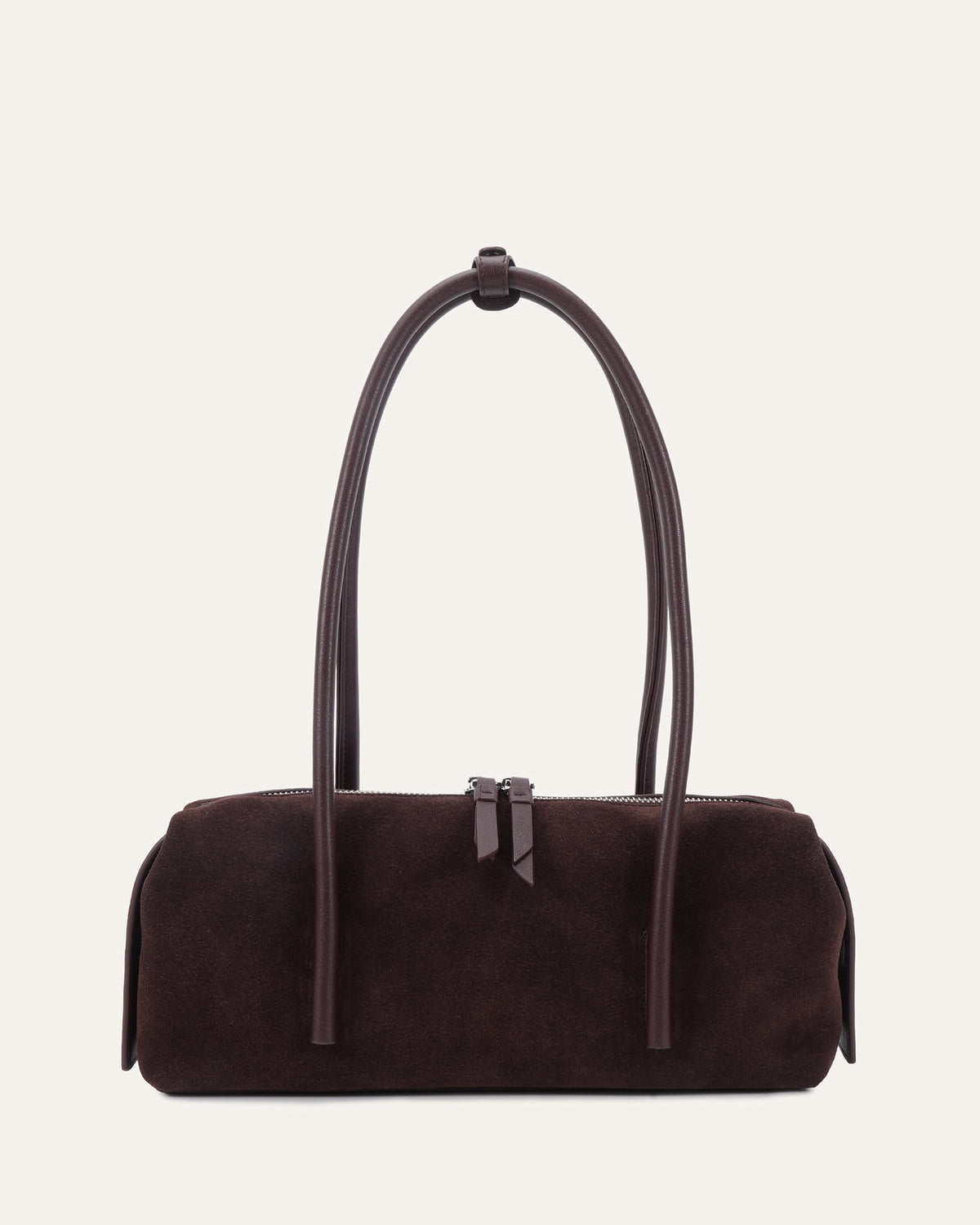 PAMELA SHOULDER BAG CHOC SUEDE