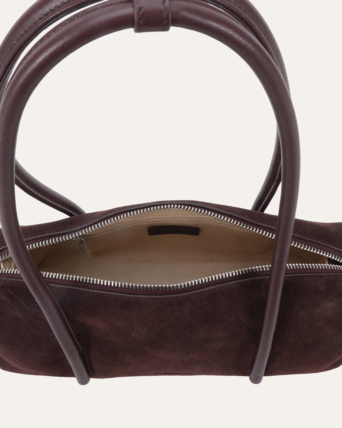 PAMELA SHOULDER BAG CHOC SUEDE