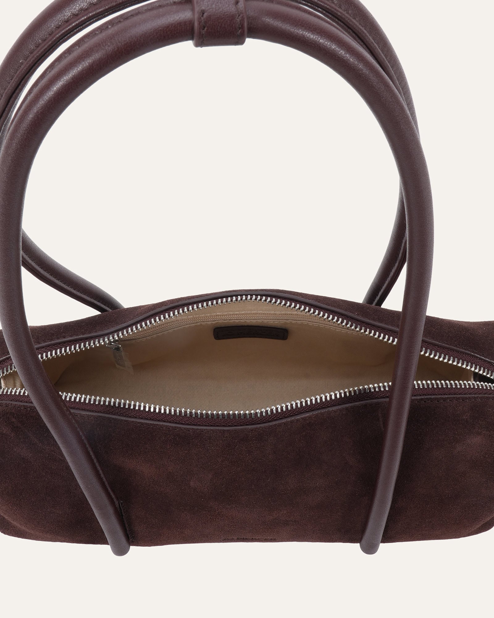 PAMELA SHOULDER BAG CHOC SUEDE image