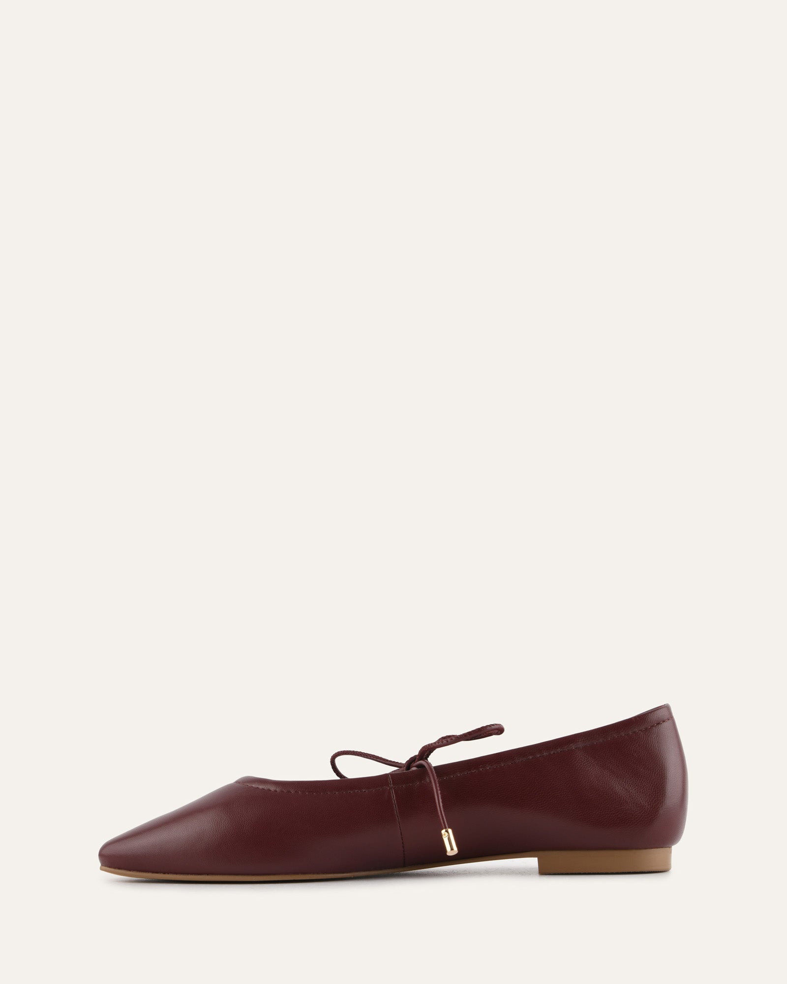 PETAL CASUAL FLATS MULBERRY LEATHER image
