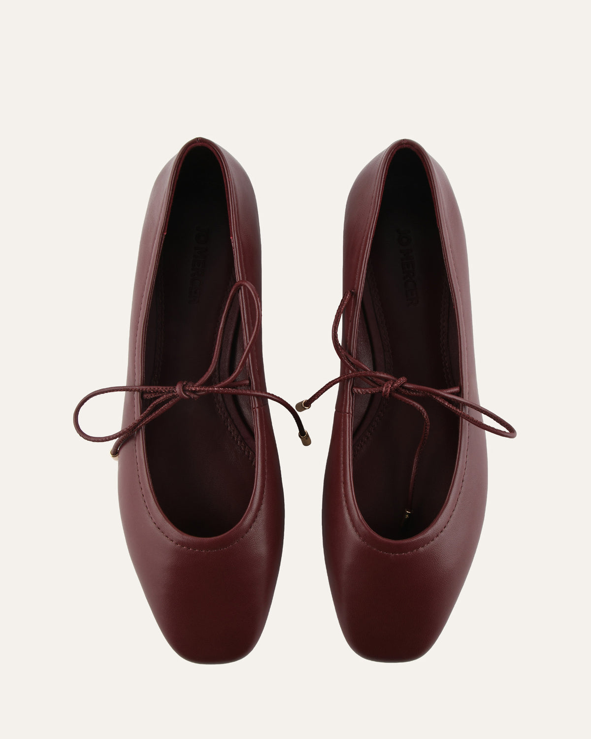 PETAL CASUAL FLATS MULBERRY LEATHER