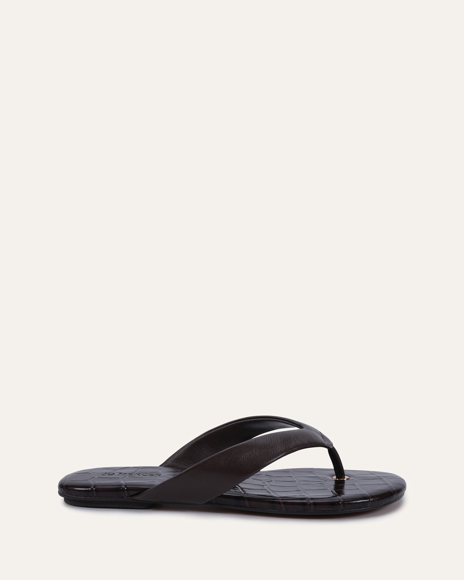 PRAGUE FLAT SANDALS CHOCOLATE LEATHER image