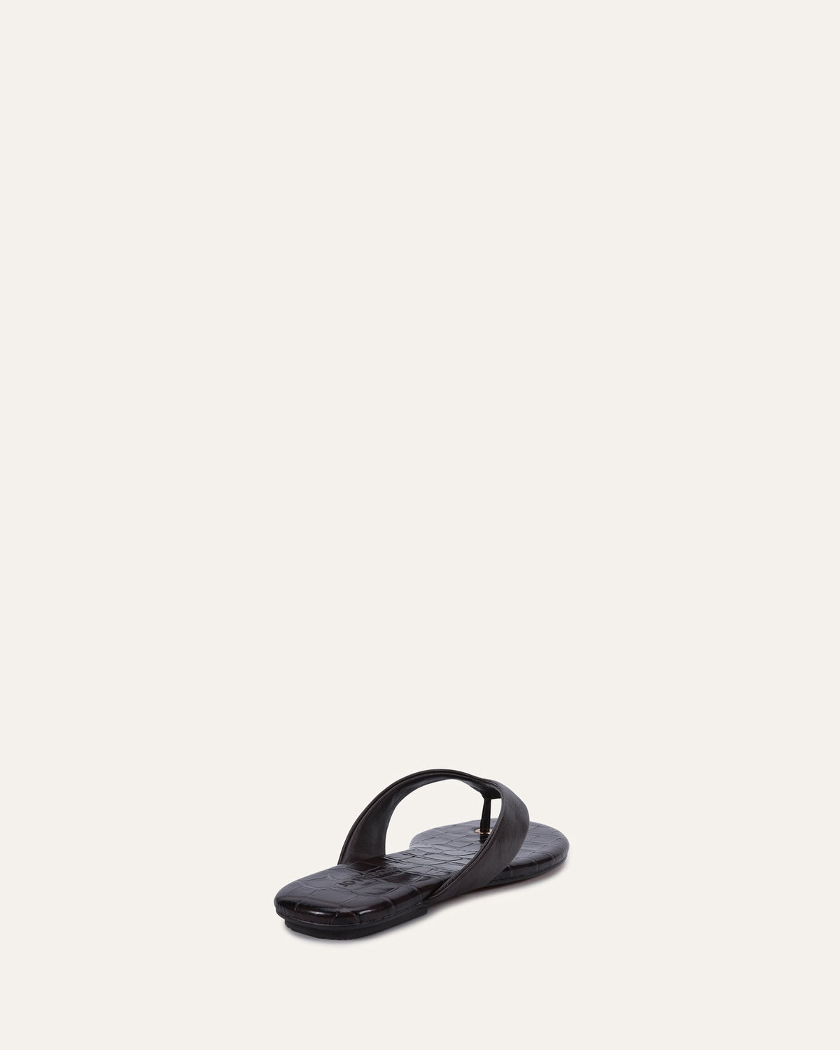 PRAGUE FLAT SANDALS CHOCOLATE LEATHER