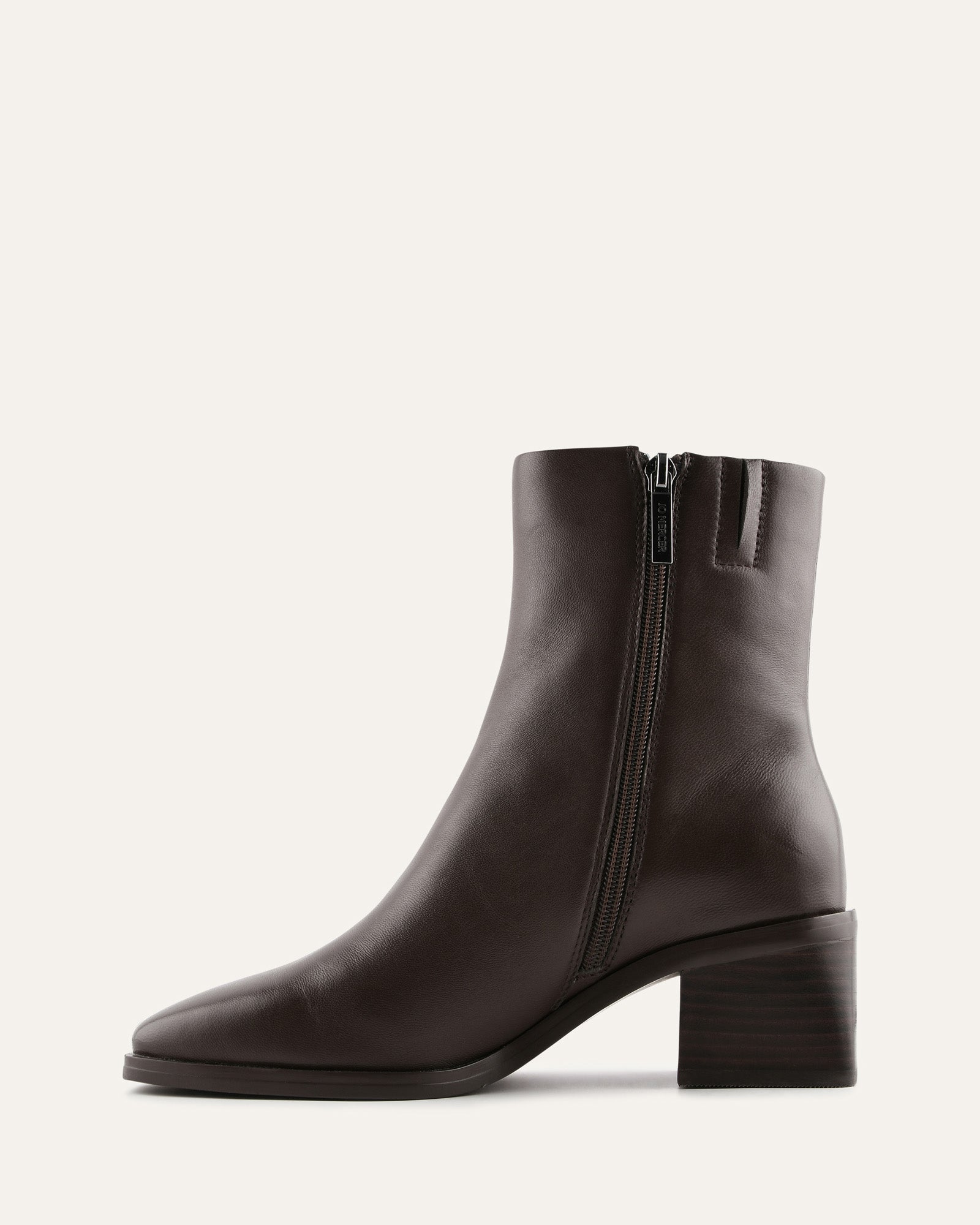 QUADE MID ANKLE BOOTS DARK RYE LEATHER image