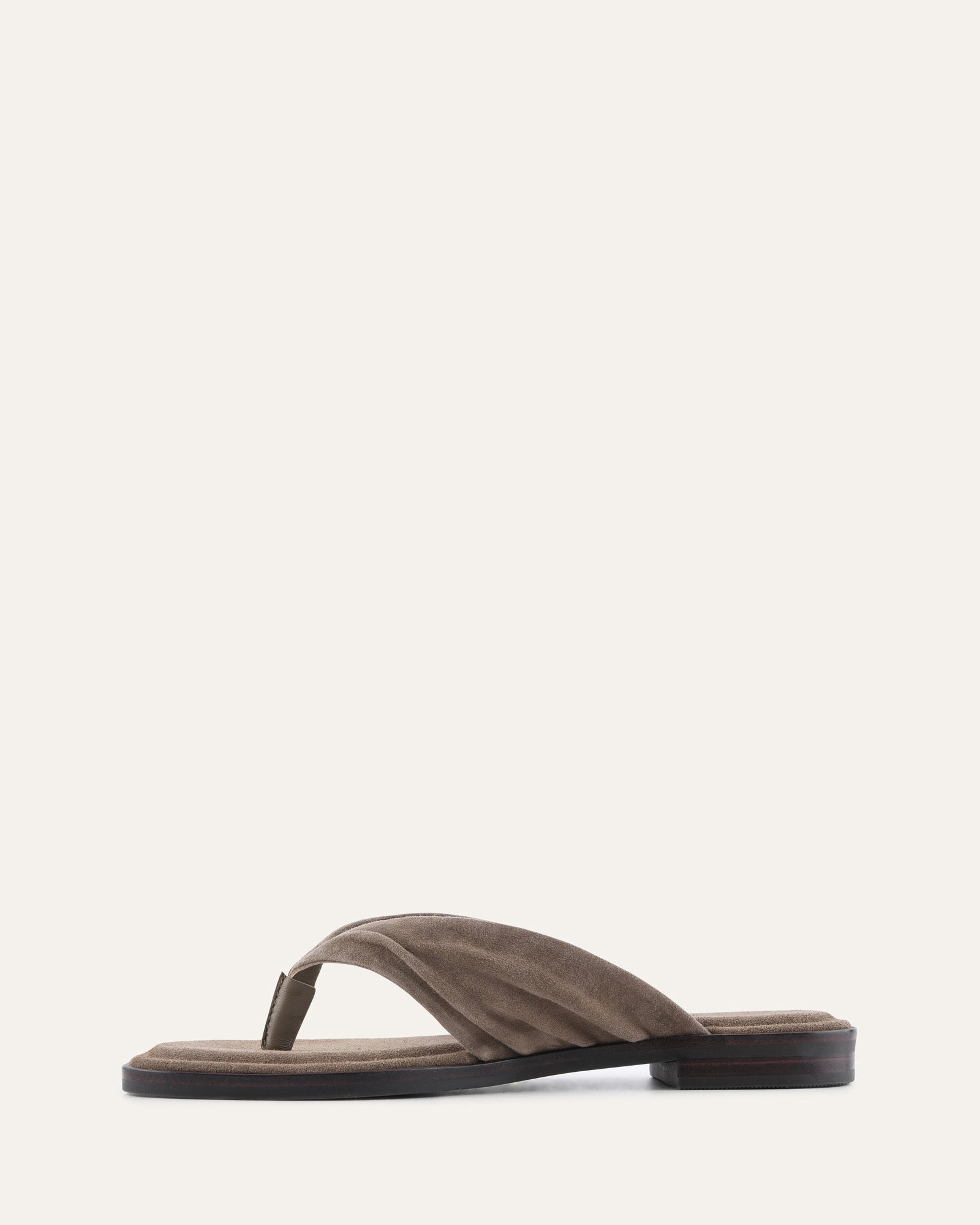 REGGIE FLAT SANDALS ASH SUEDE image
