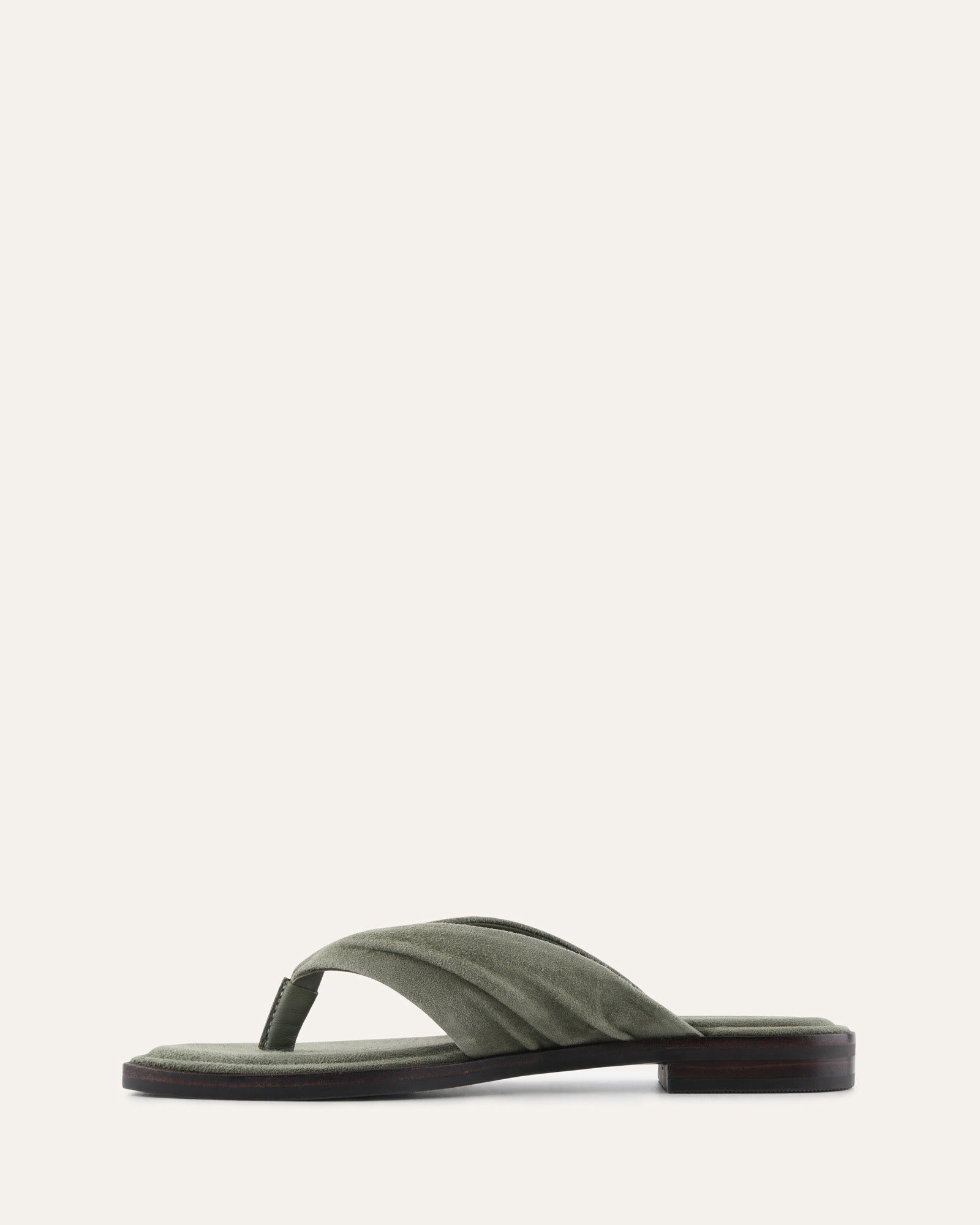 REGGIE FLAT SANDALS SAGE SUEDE image
