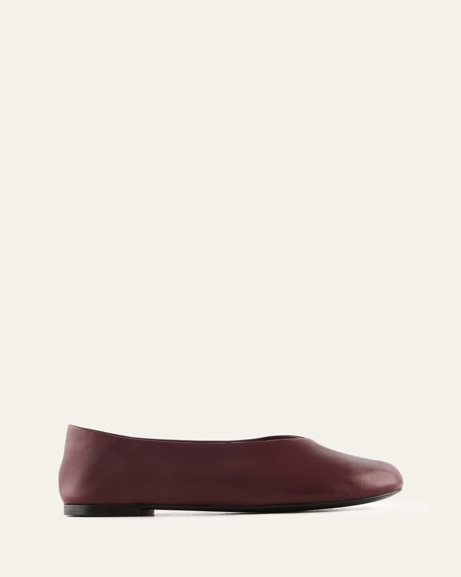 RHODE CASUAL FLATS MERLOT LEATHER image