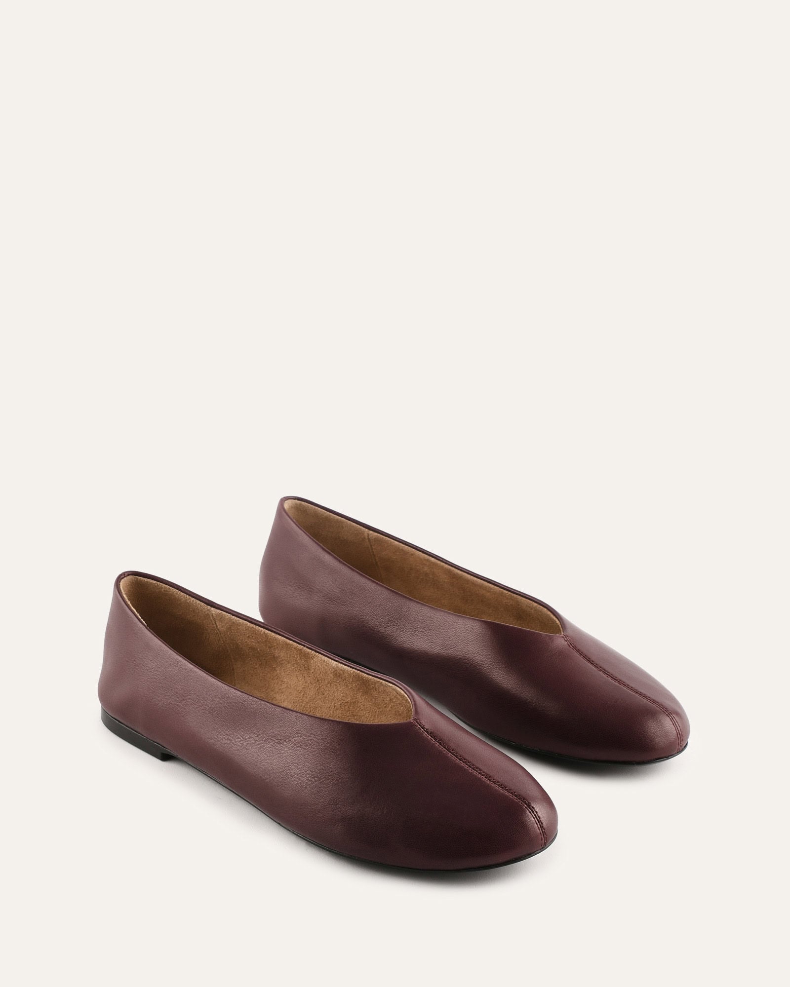RHODE CASUAL FLATS MERLOT LEATHER image