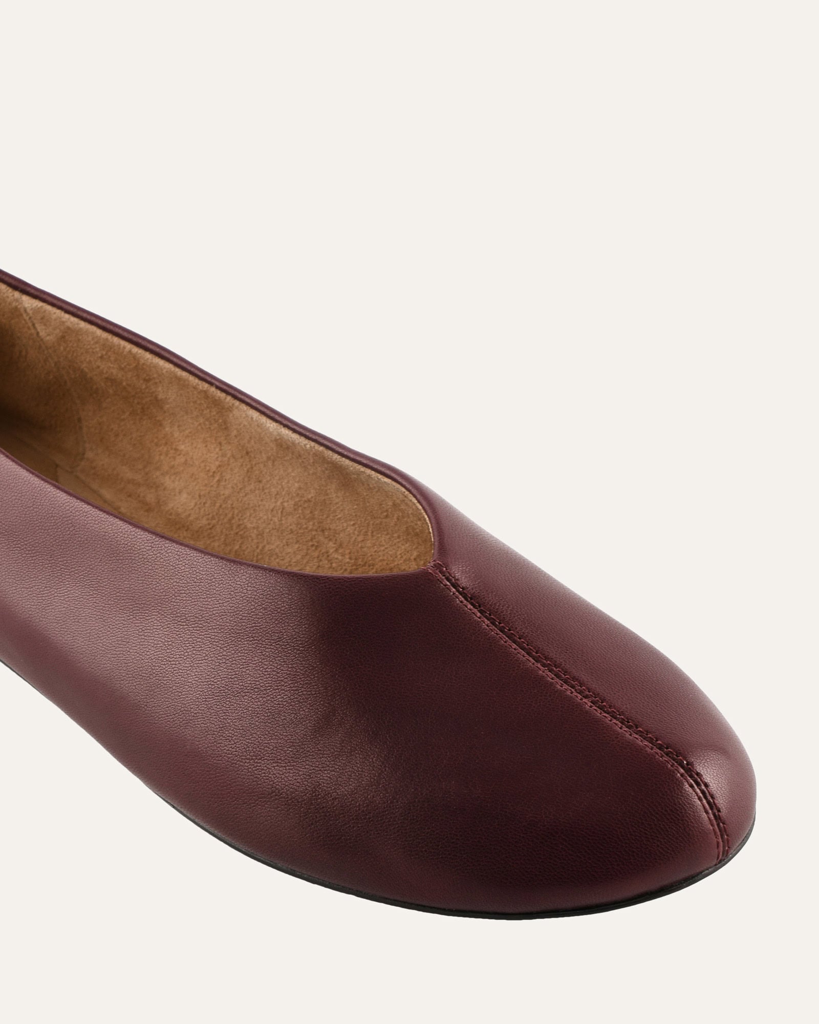 RHODE CASUAL FLATS MERLOT LEATHER image