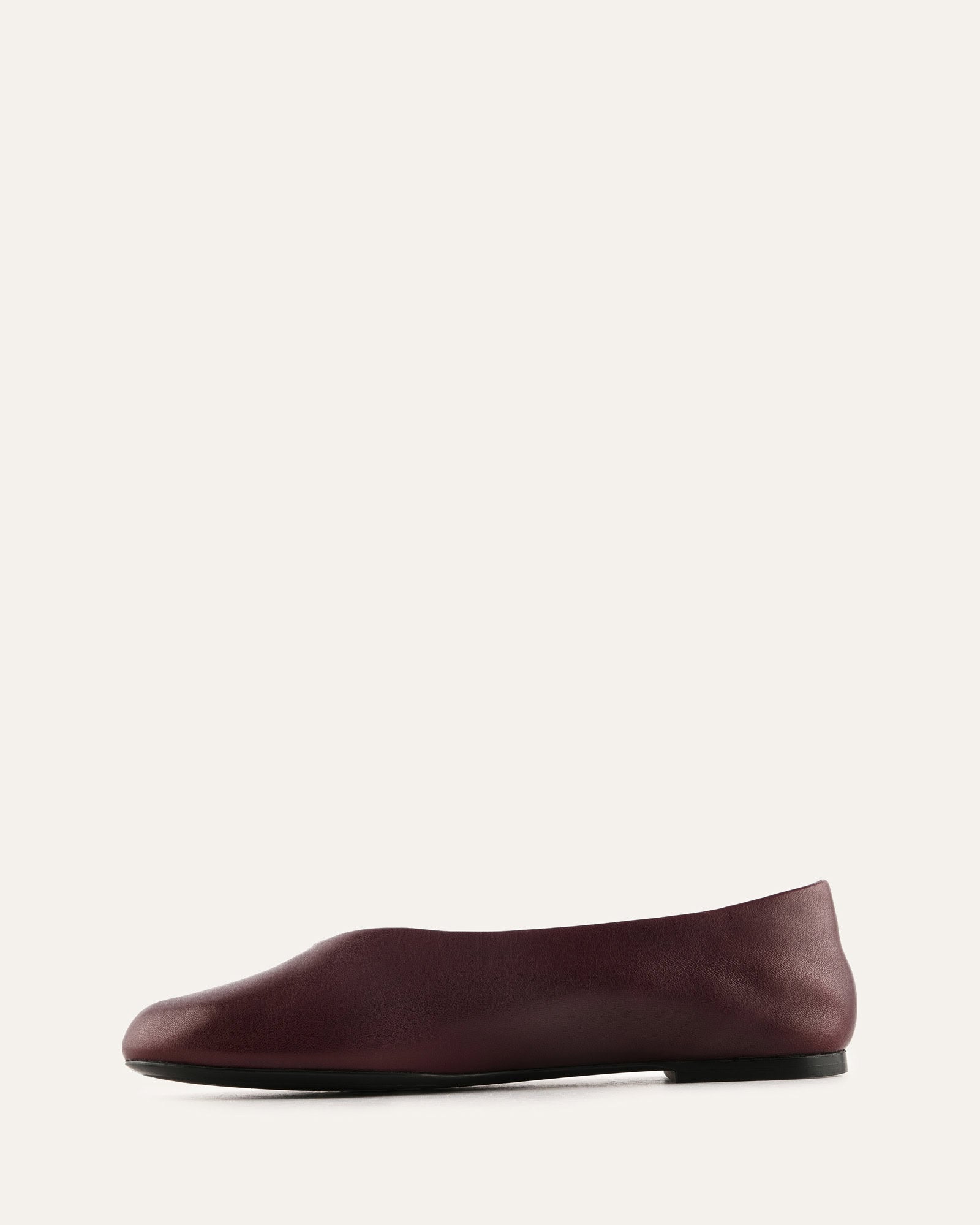 RHODE CASUAL FLATS MERLOT LEATHER image
