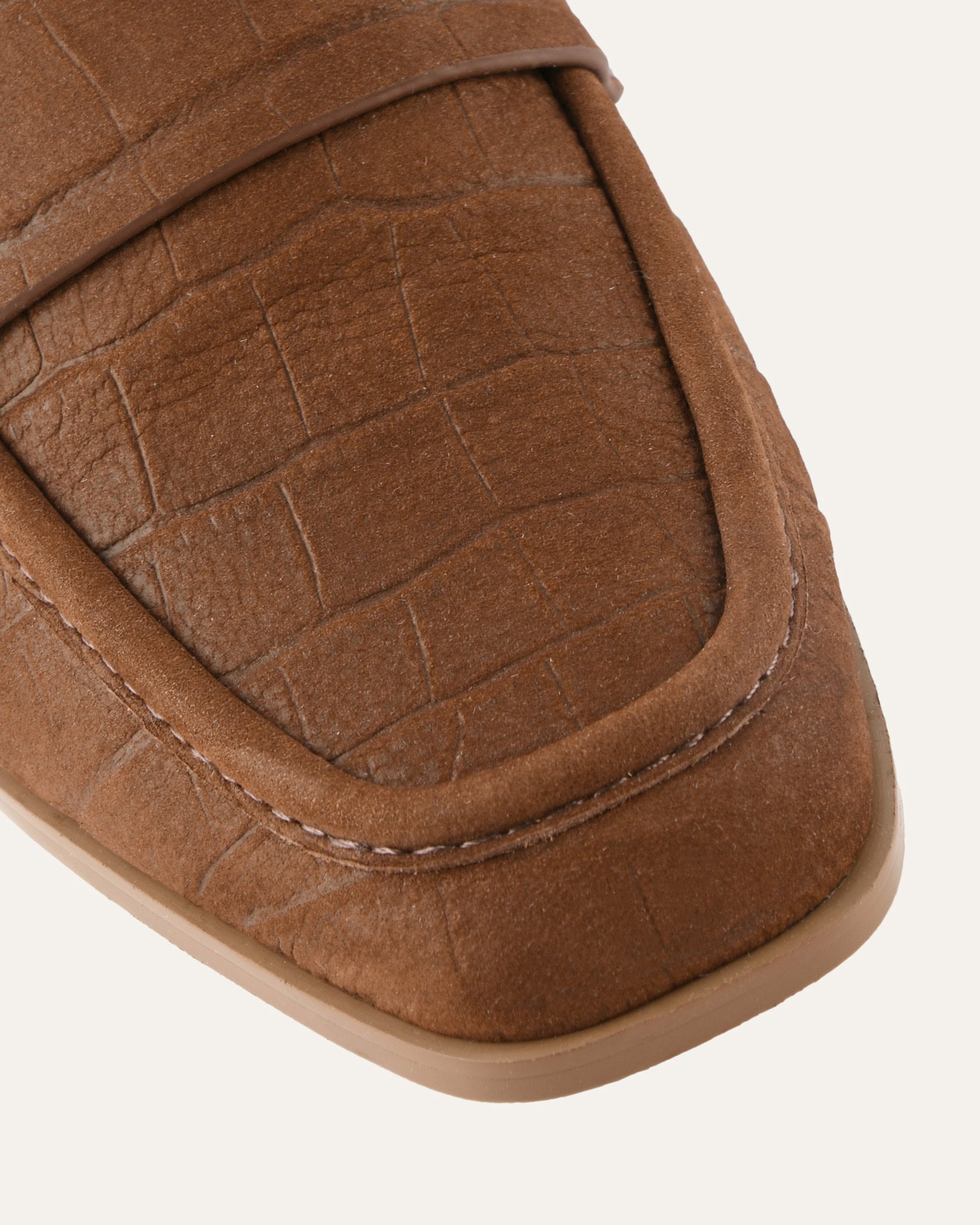 RINGO LOAFERS CHESTNUT CROC image