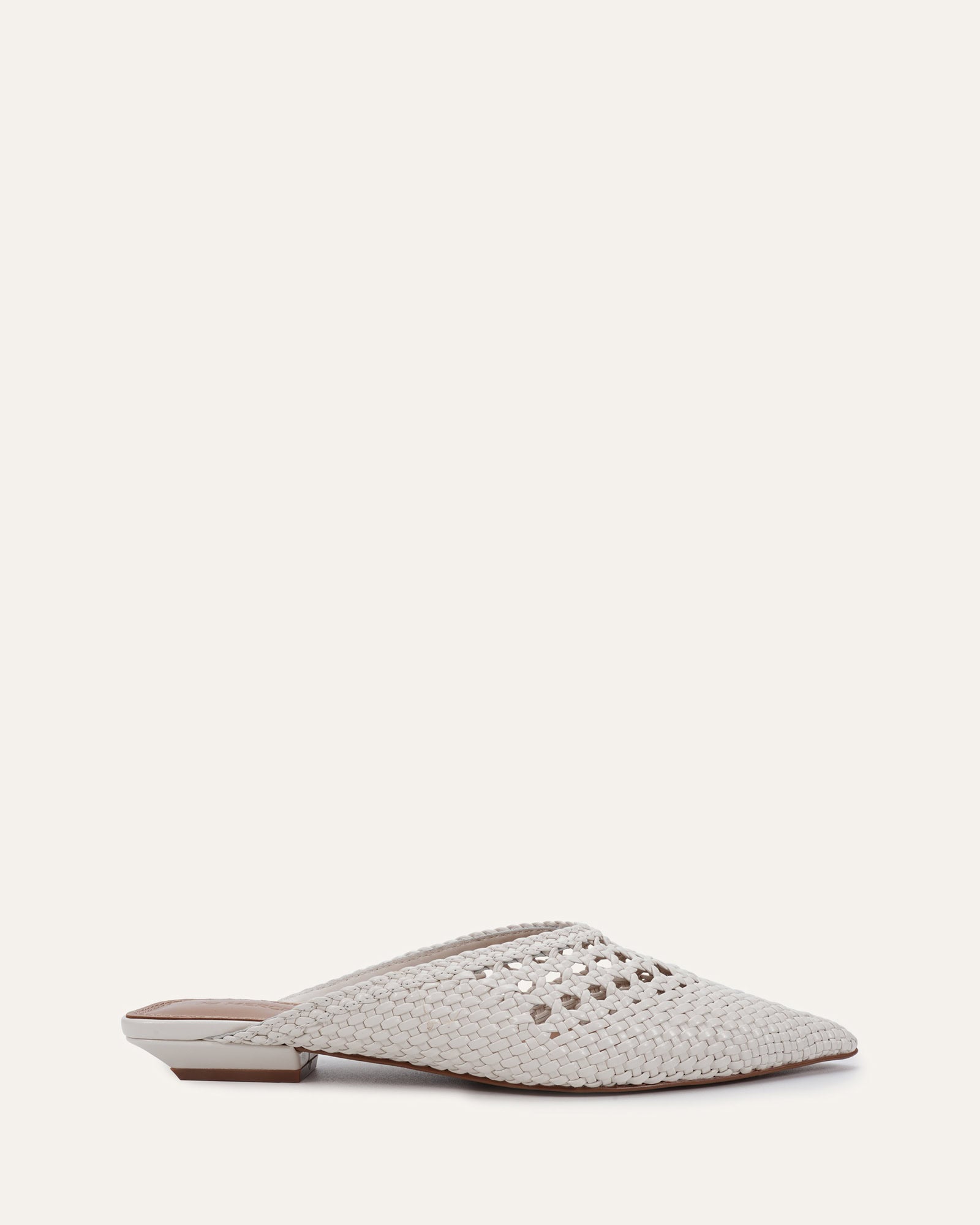 ROBINSON DRESS FLATS ANTIQUE WHITE LEATHER image