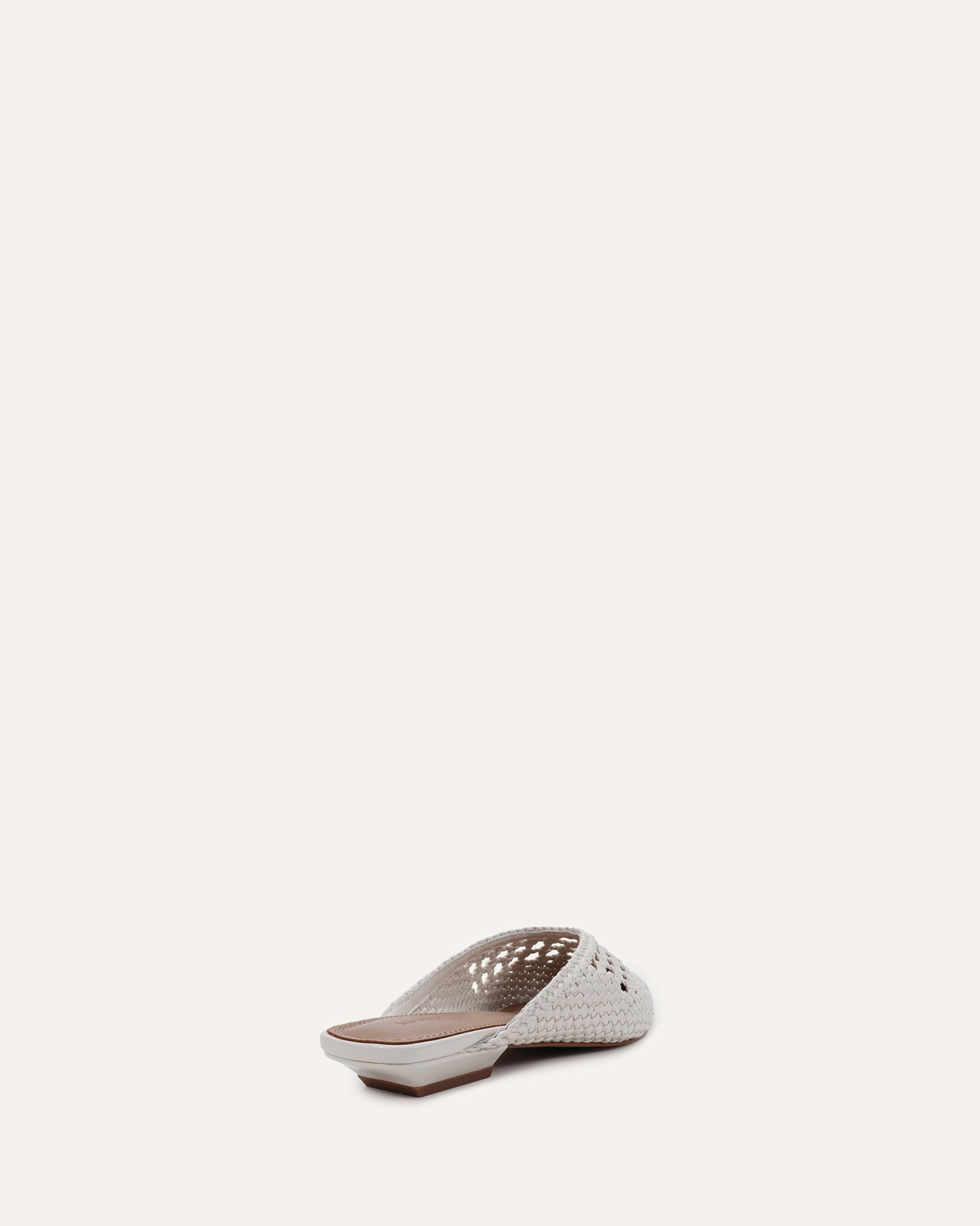 ROBINSON DRESS FLATS ANTIQUE WHITE LEATHER image