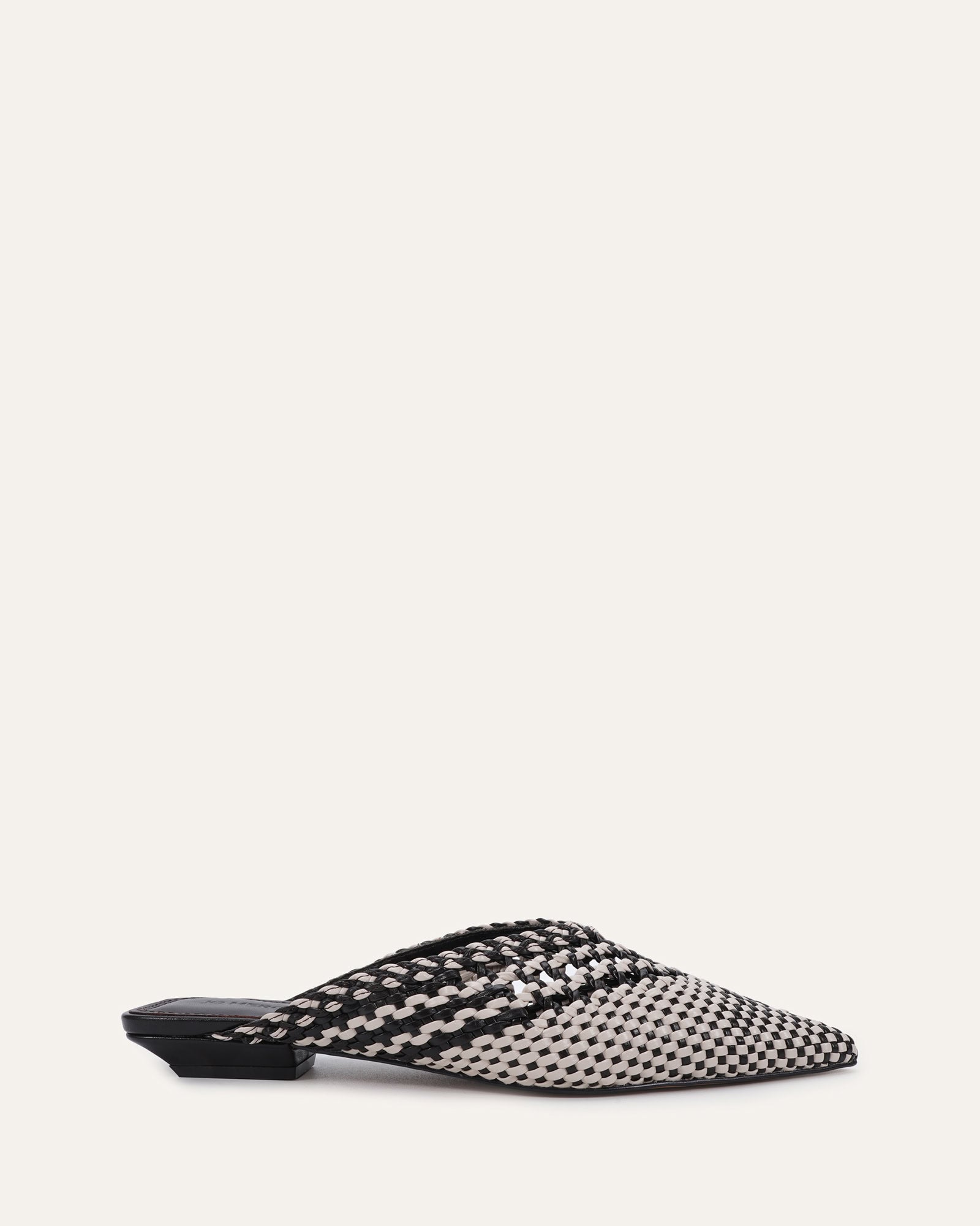 ROBINSON DRESS FLATS CHOCOLATE MULTI LEATHER image