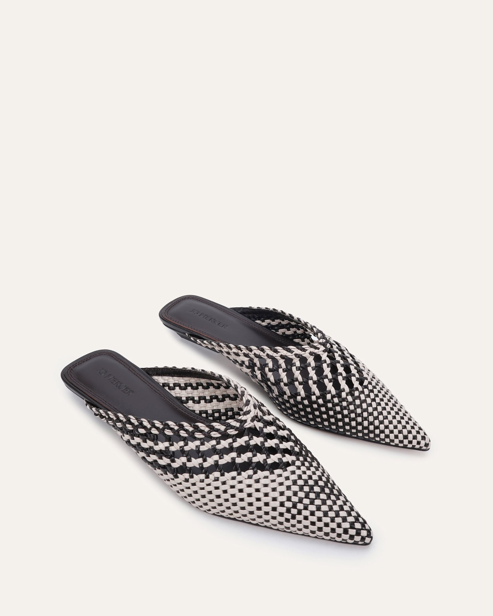 ROBINSON DRESS FLATS CHOCOLATE MULTI LEATHER image