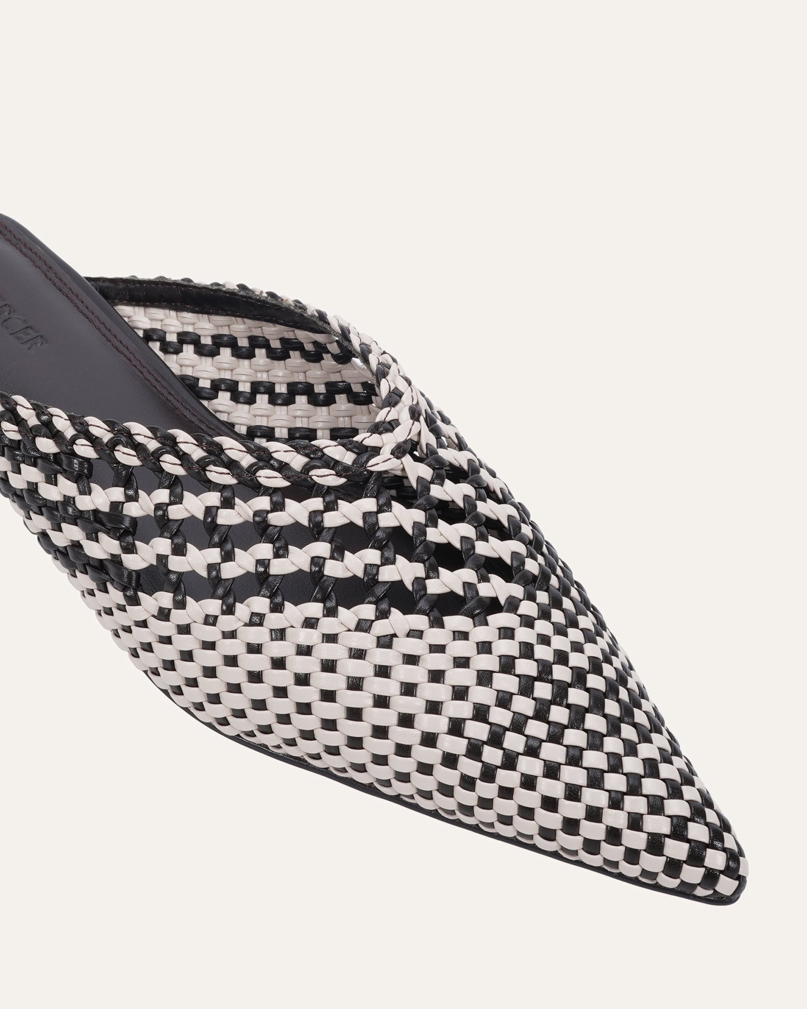 ROBINSON DRESS FLATS CHOCOLATE MULTI LEATHER image