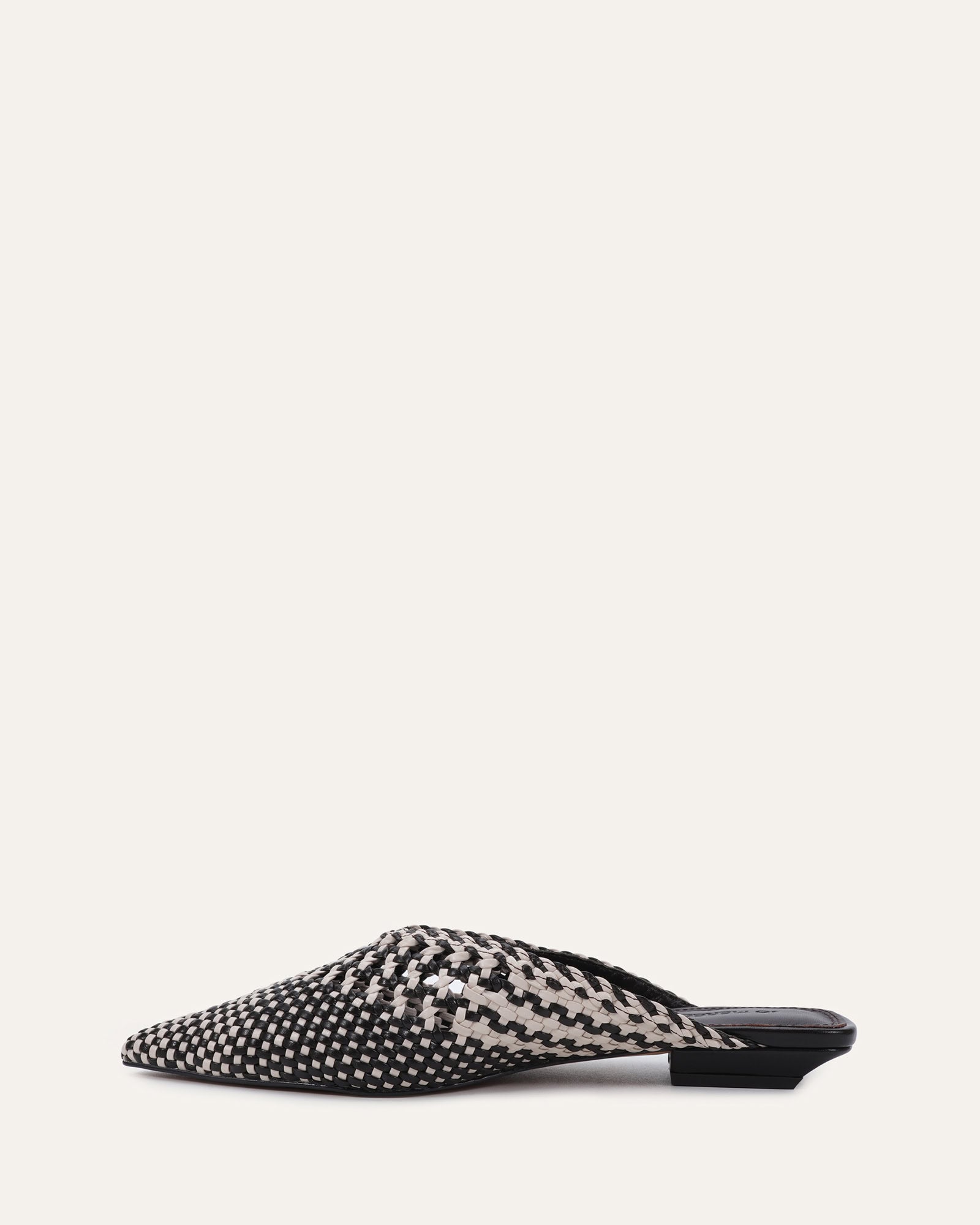 ROBINSON DRESS FLATS CHOCOLATE MULTI LEATHER image