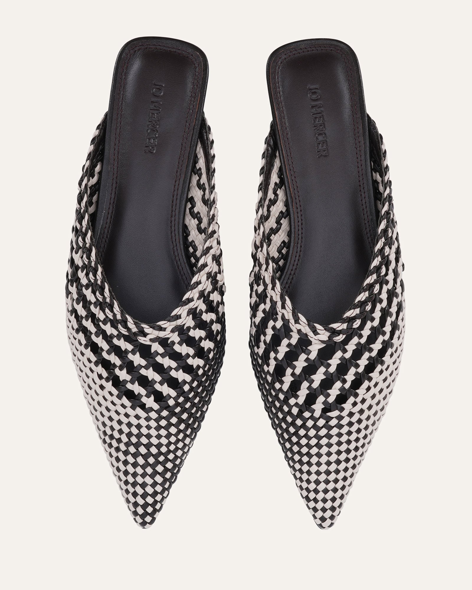 ROBINSON DRESS FLATS CHOCOLATE MULTI LEATHER image