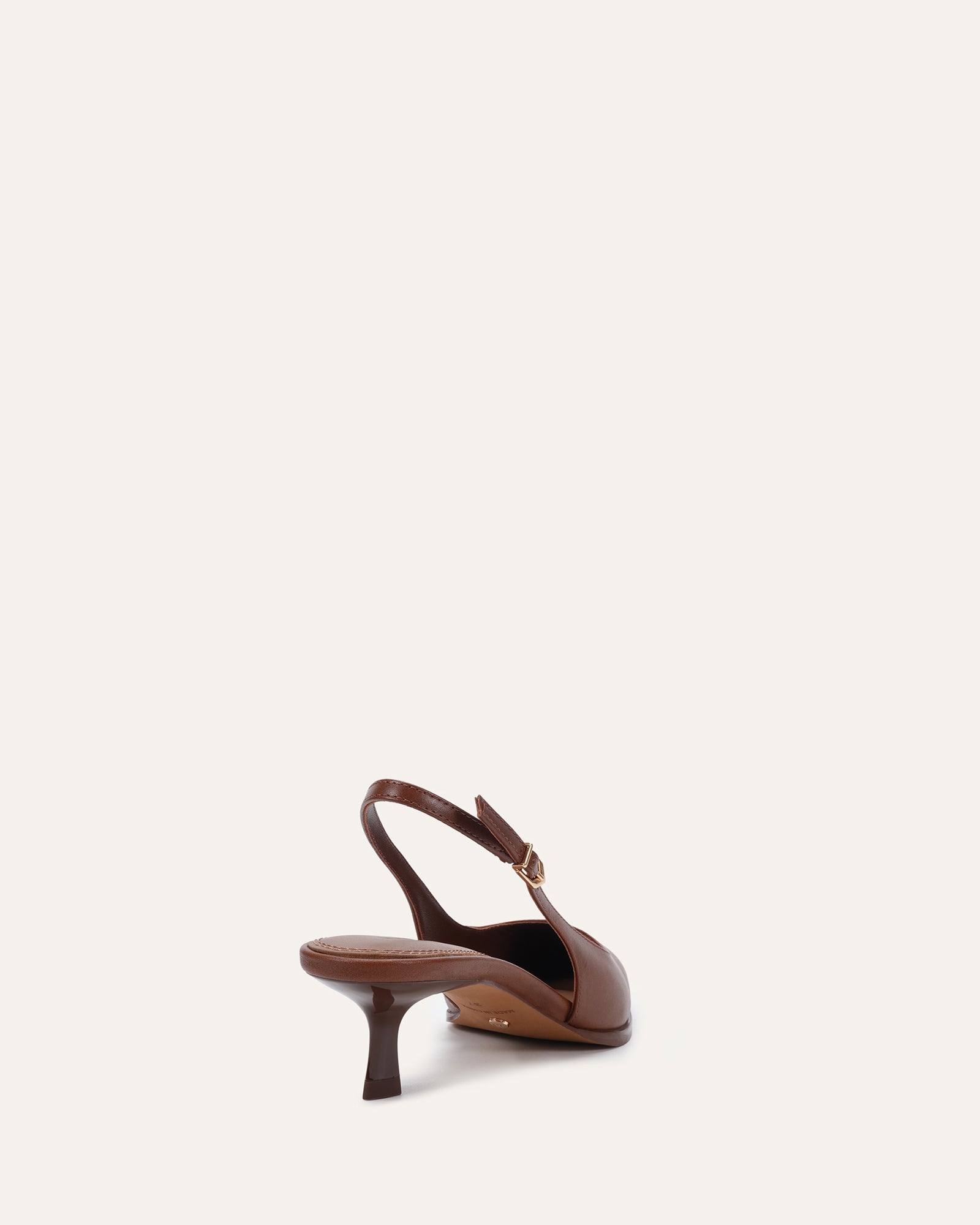 ROMEO LOW HEELS PECAN LEATHER image