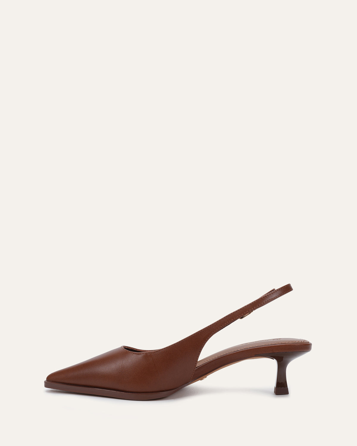 ROMEO LOW HEELS PECAN LEATHER