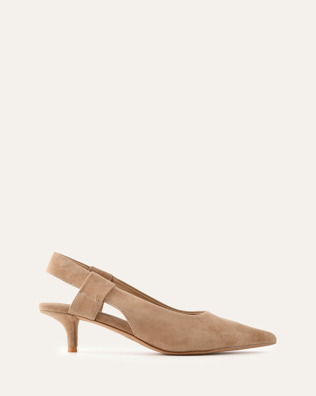 ROSA LOW HEELS LATTE SUEDE