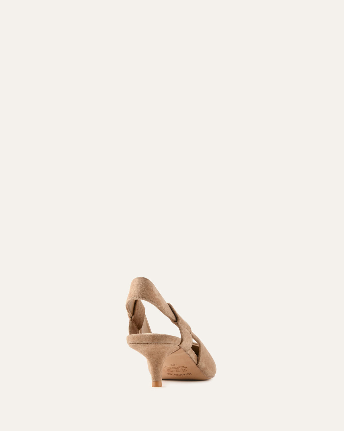 ROSA LOW HEELS LATTE SUEDE