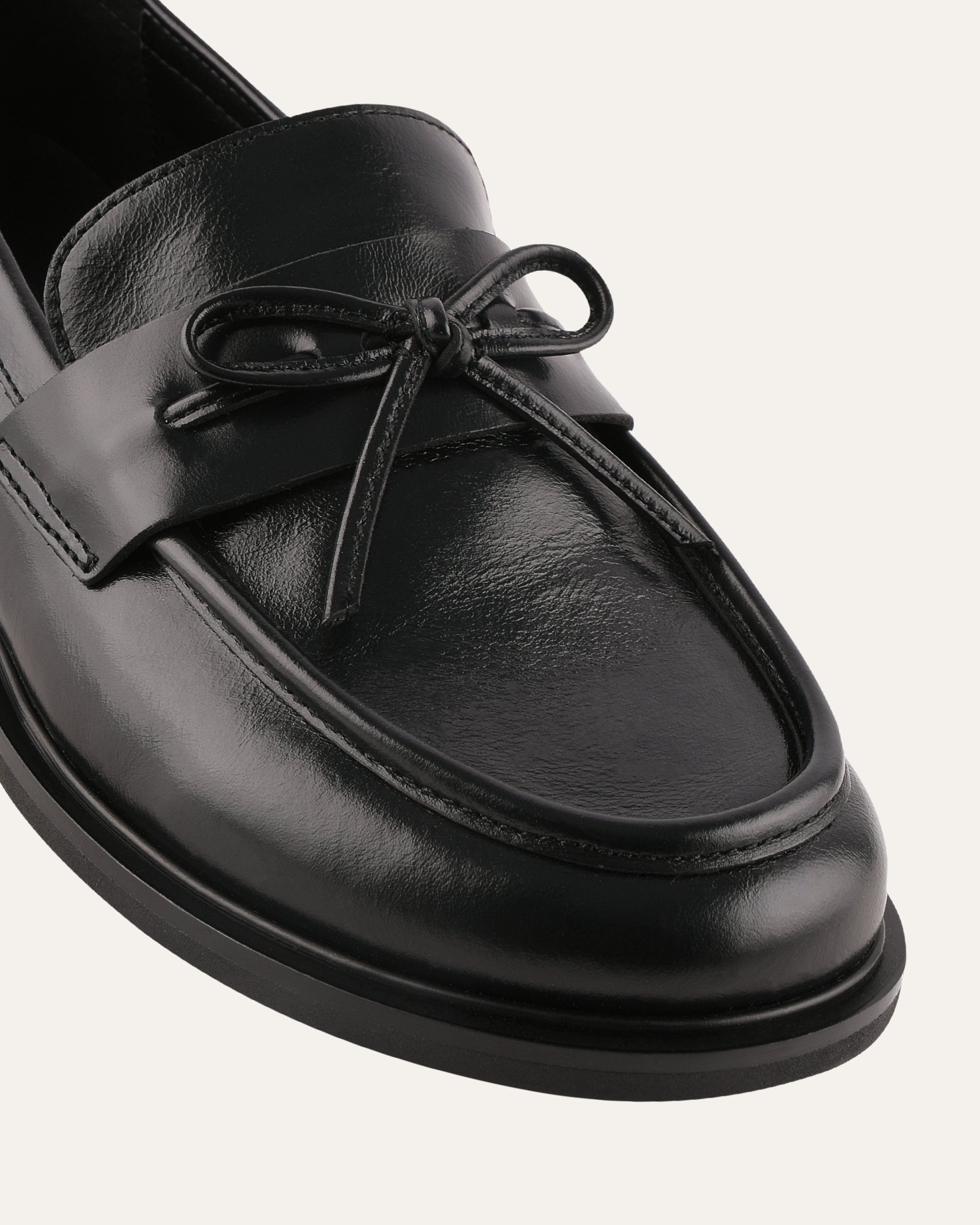 ROSIE LOAFERS BLACK LEATHER image