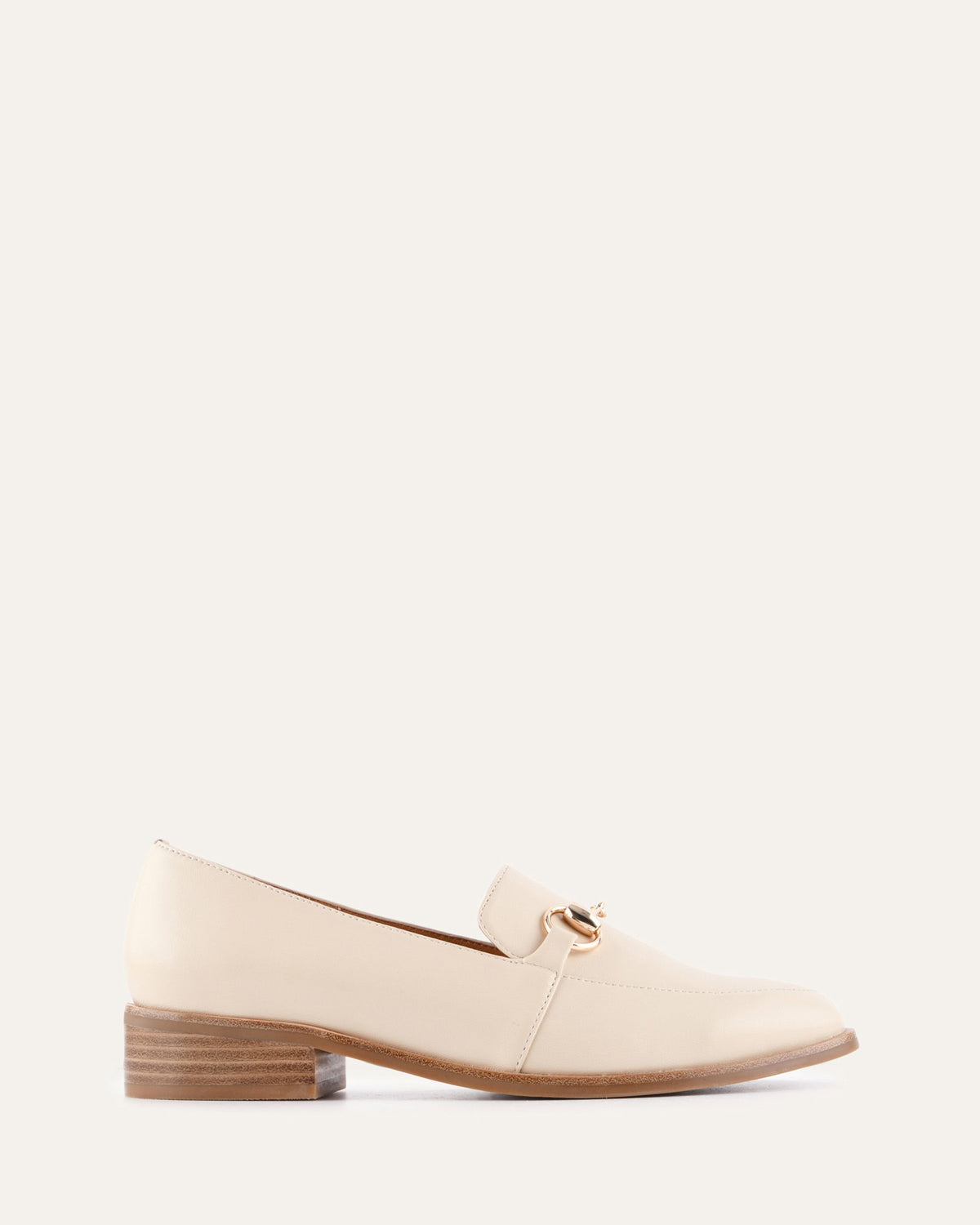 ROWAN LOAFERS CREAM LEATHER