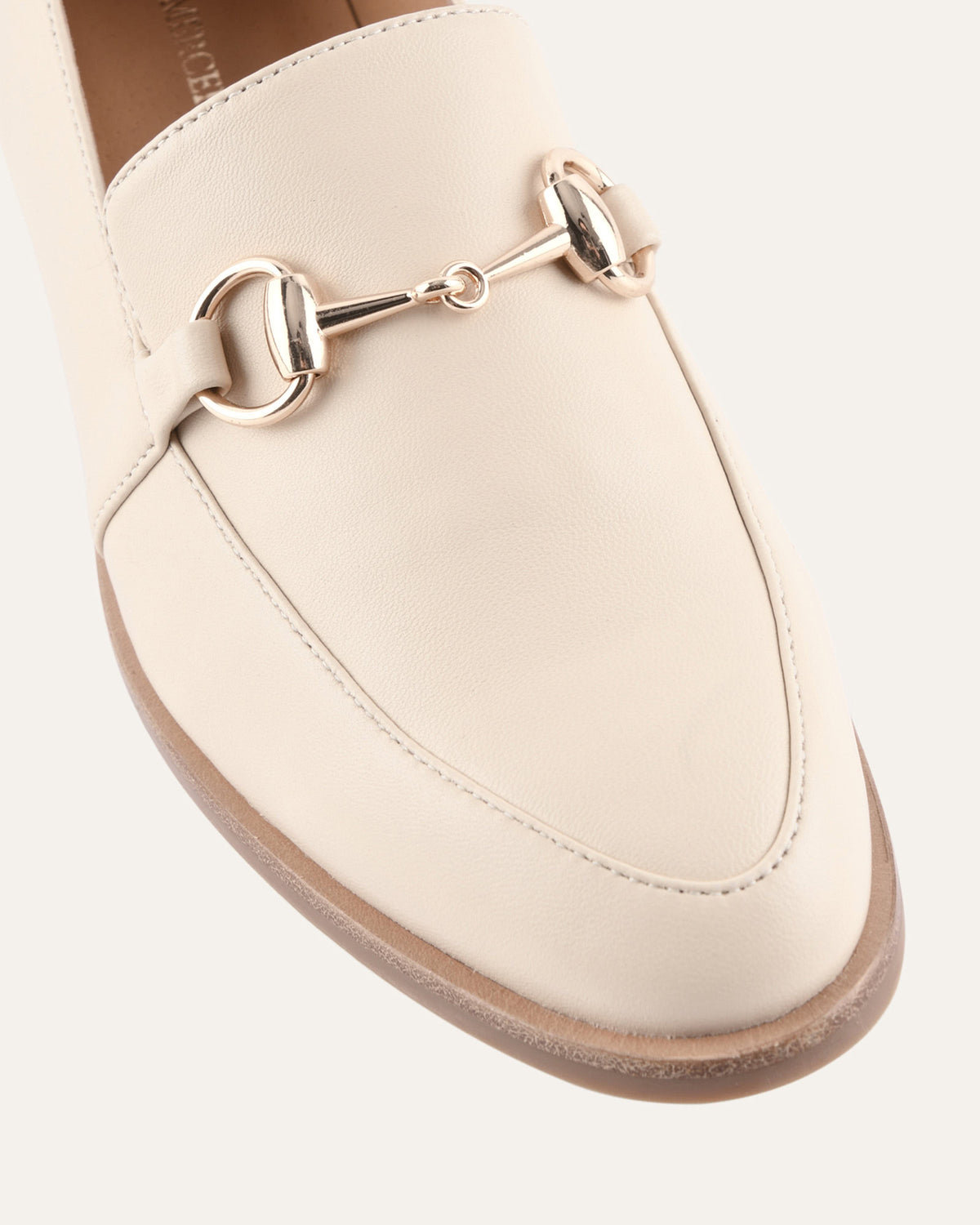 ROWAN LOAFERS CREAM LEATHER