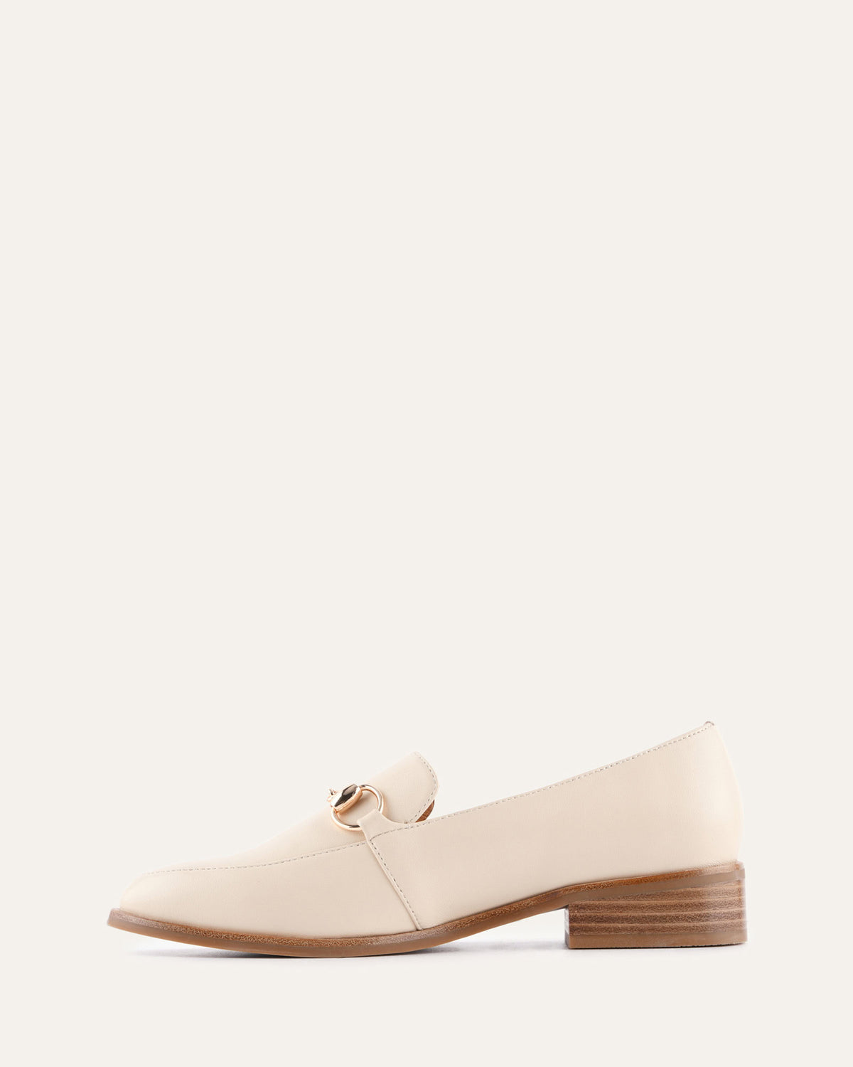 ROWAN LOAFERS CREAM LEATHER