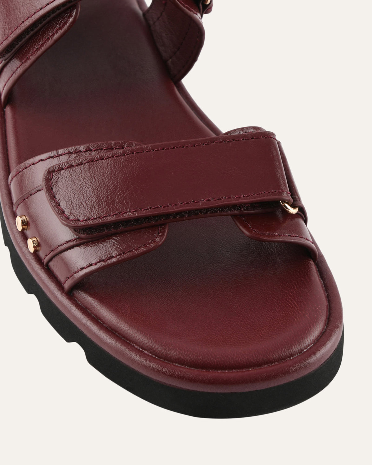 RUFUS FLAT SANDALS MULBERRY LEATHER