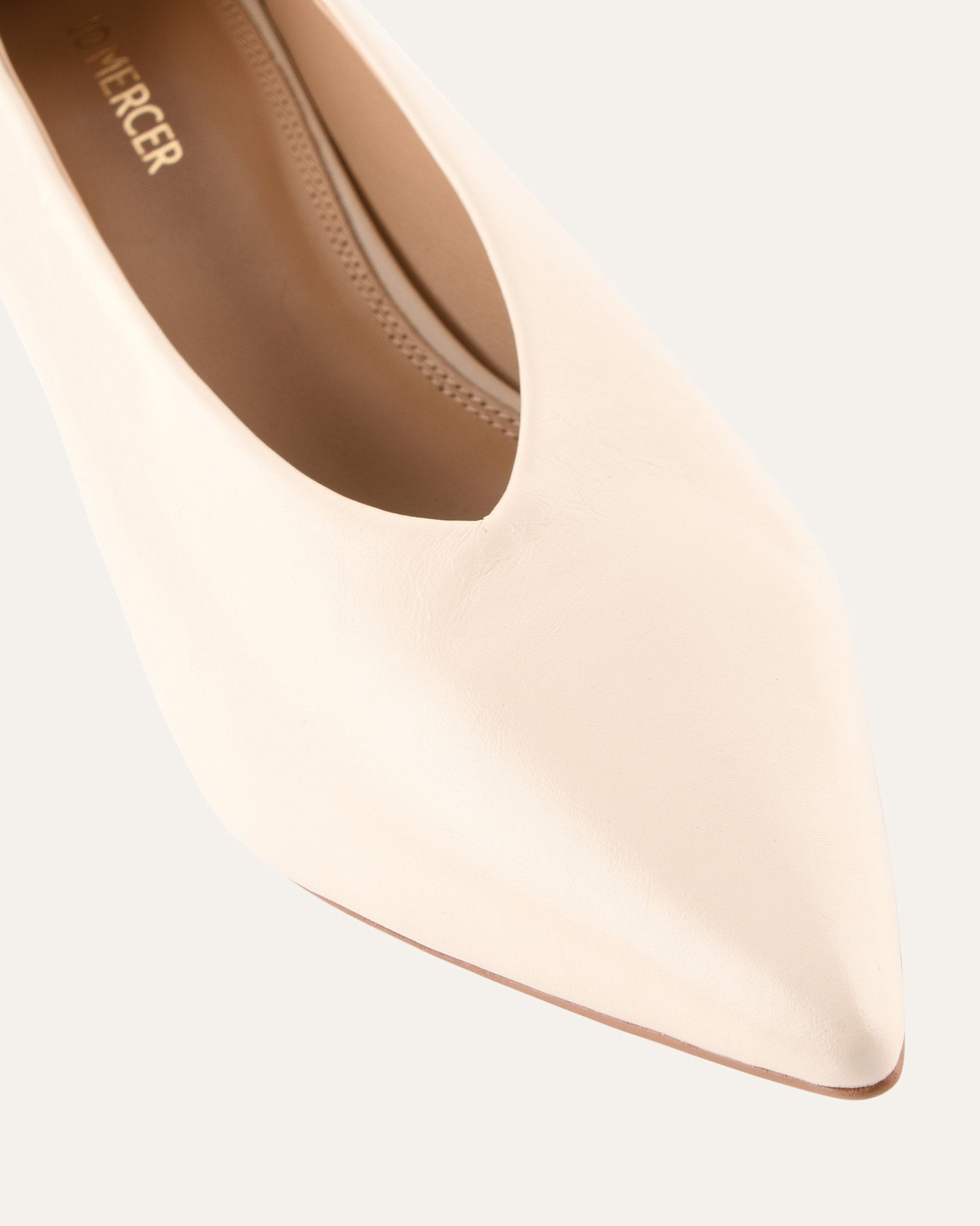 RUSK LOW HEELS OFF WHITE LEATHER image