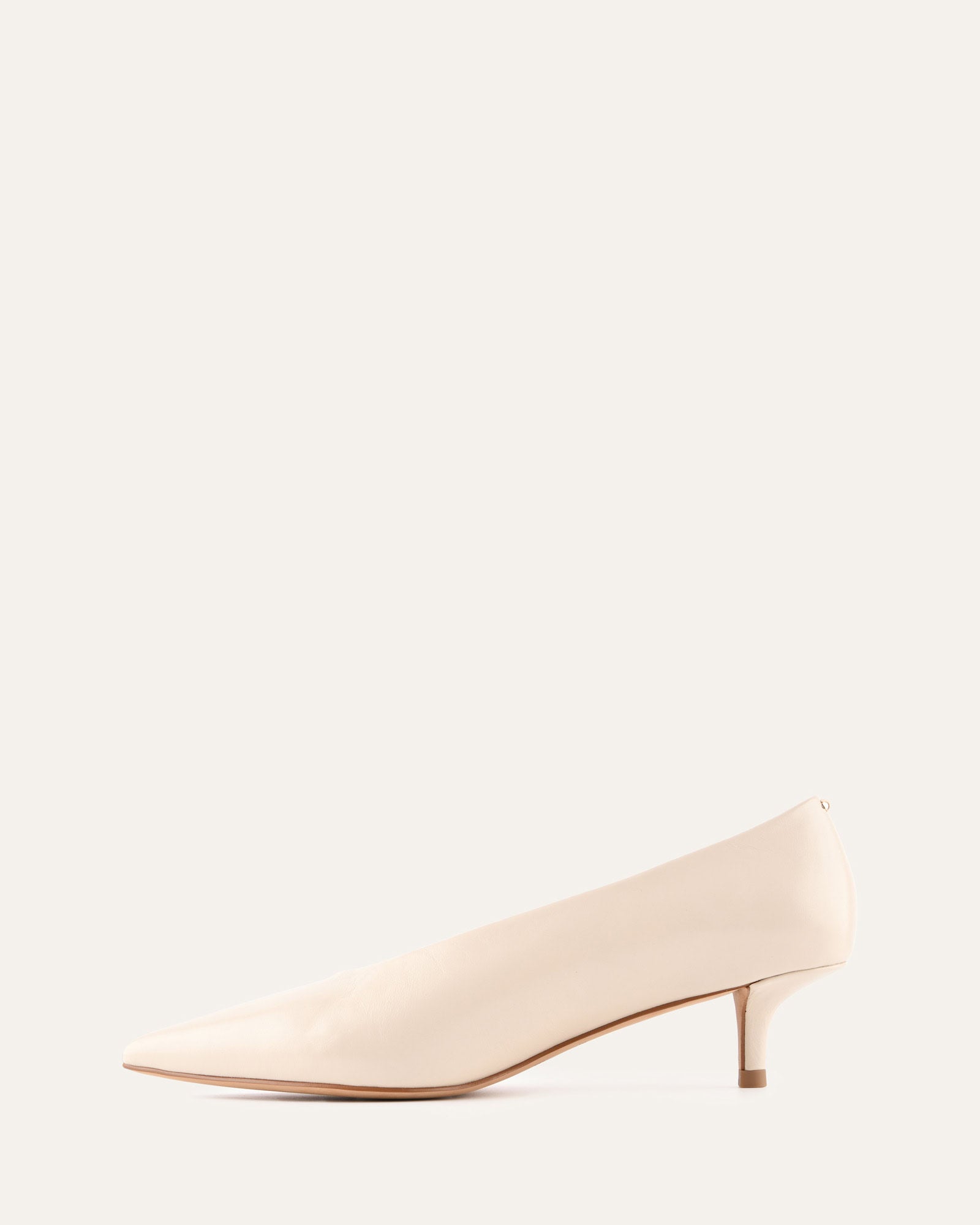 RUSK LOW HEELS OFF WHITE LEATHER image