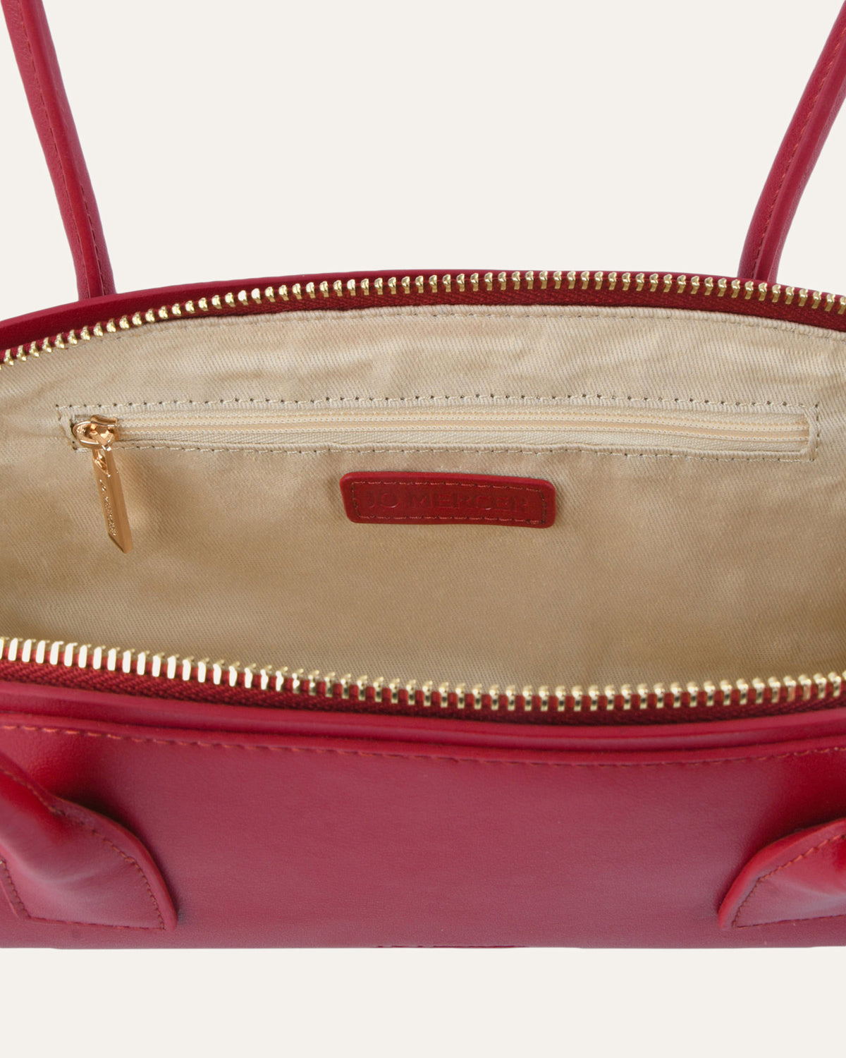 RUSTY SHOULDER BAG RUBY RED LEATHER