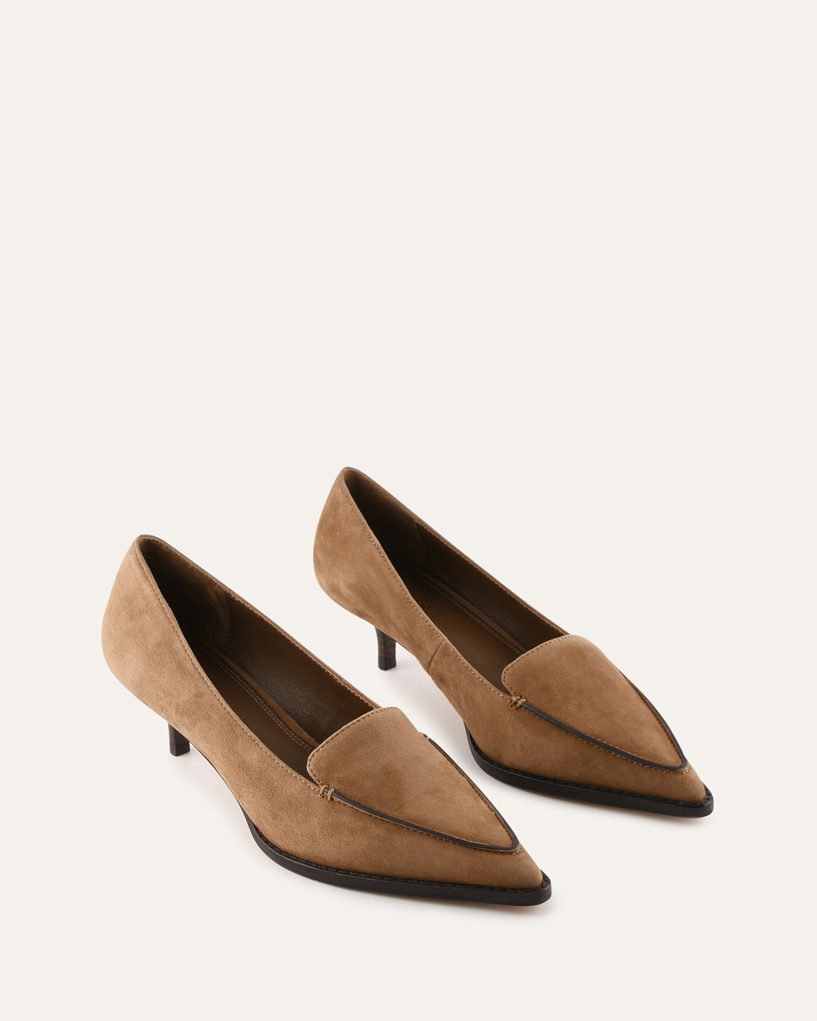 RUTH LOW HEELS BISCUIT SUEDE image