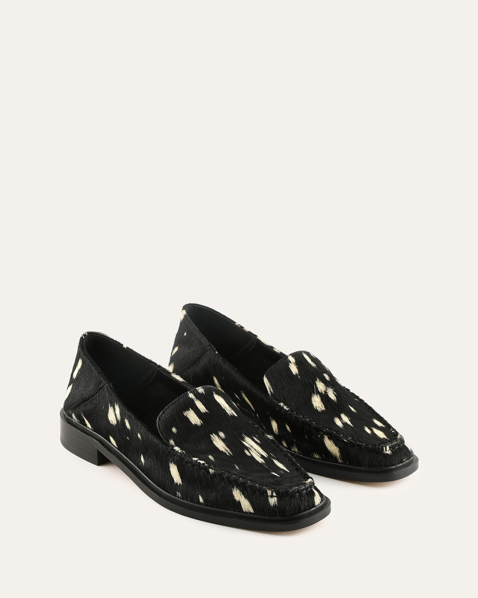 RYAN LOAFERS BLACK SPECKLED LEATHER image