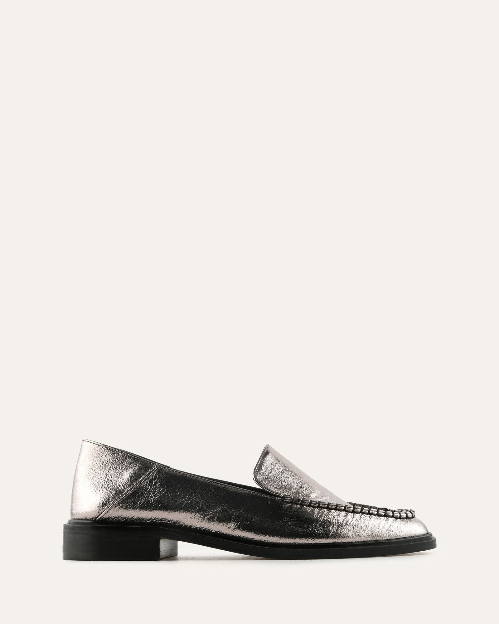 RYAN LOAFERS GUNMETAL LEATHER image