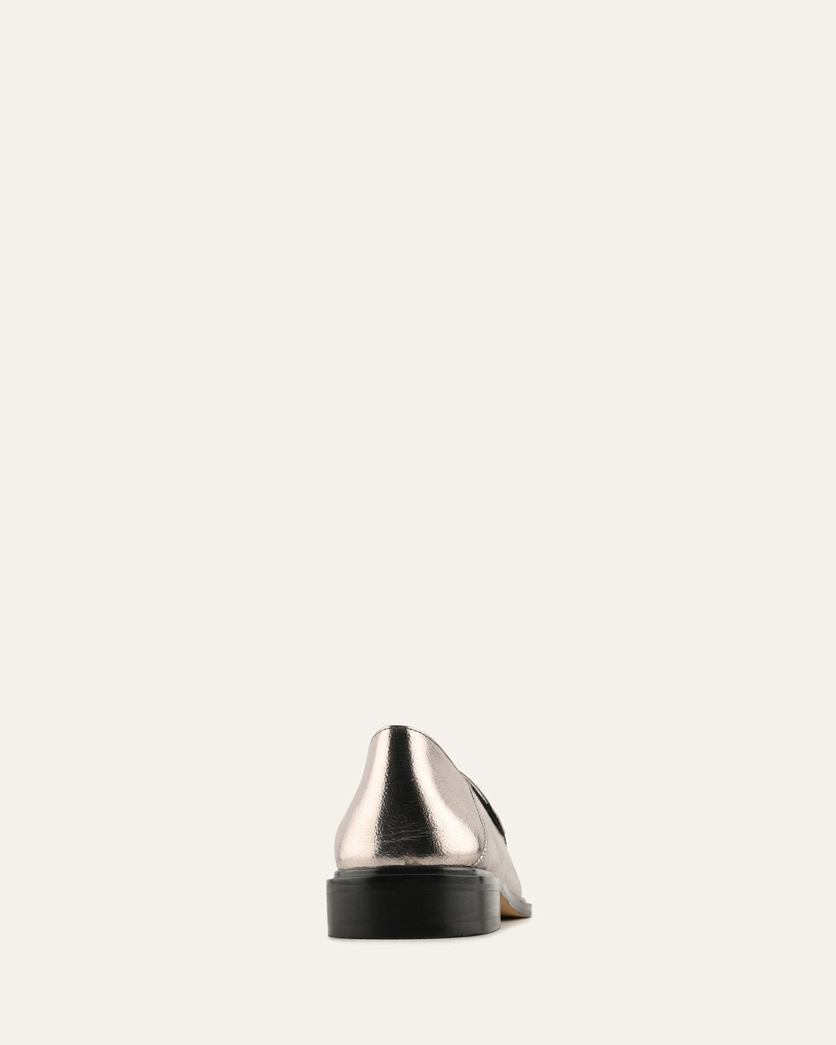 RYAN LOAFERS GUNMETAL LEATHER