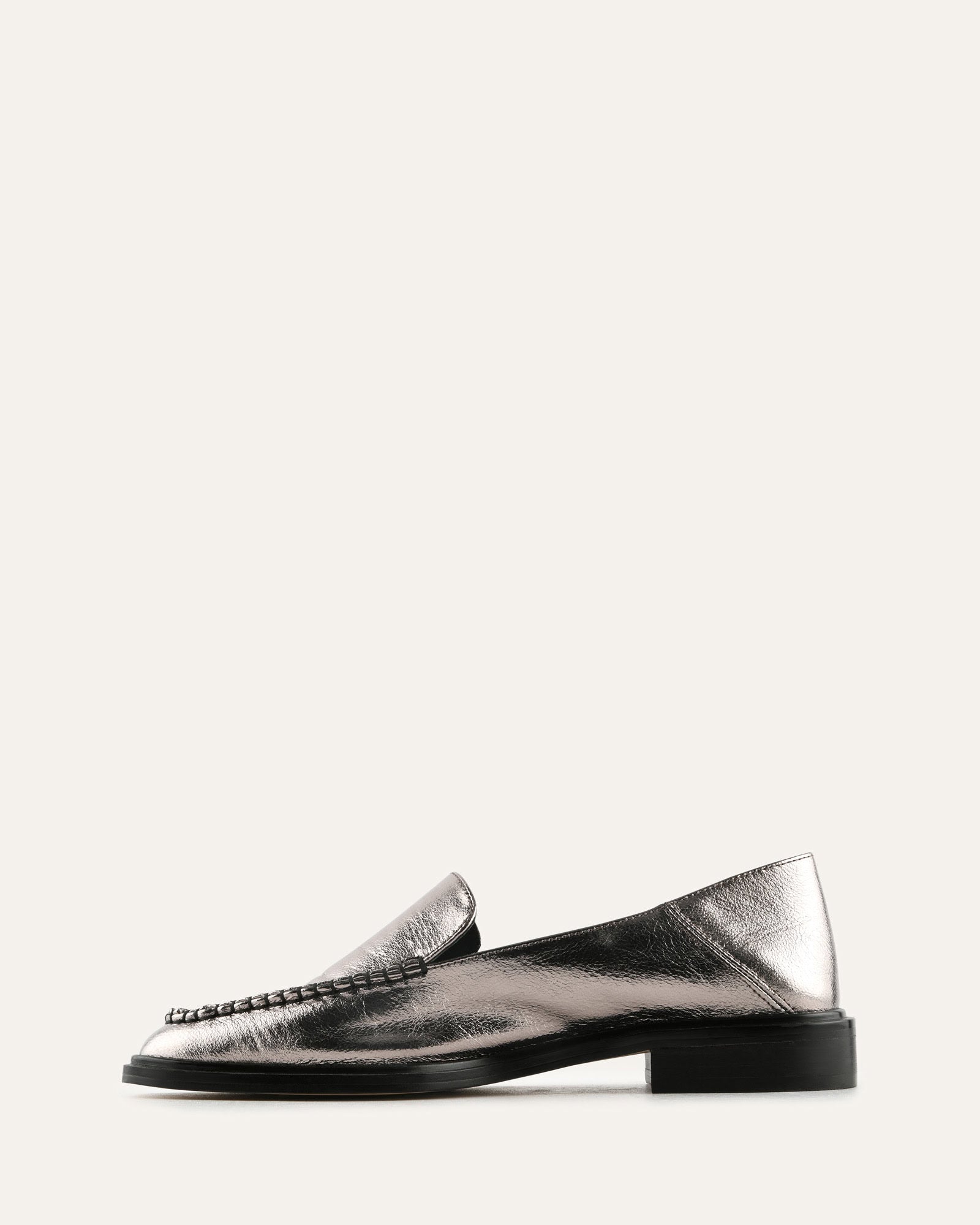 RYAN LOAFERS GUNMETAL LEATHER image