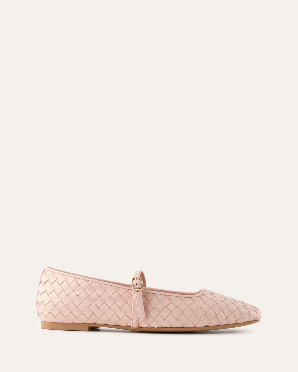 SAILOR BALLET FLATS PALE PINK LEATHER