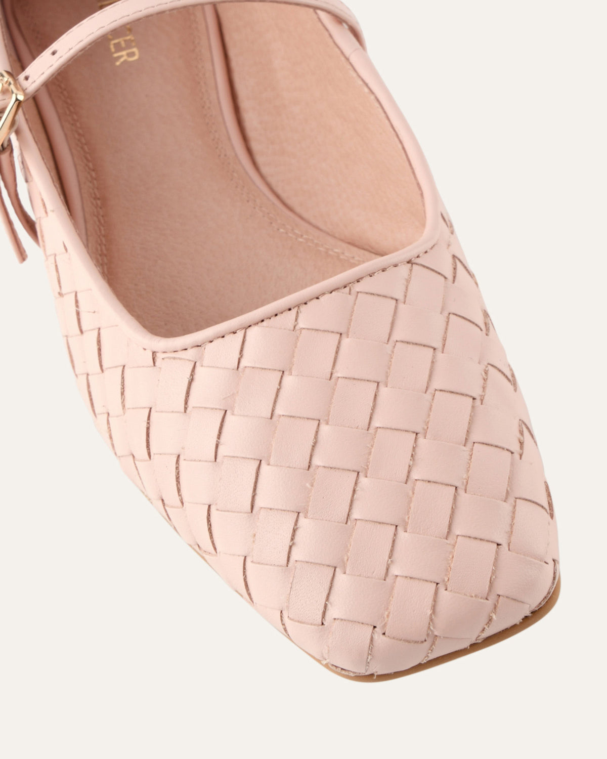 SAILOR BALLET FLATS PALE PINK LEATHER
