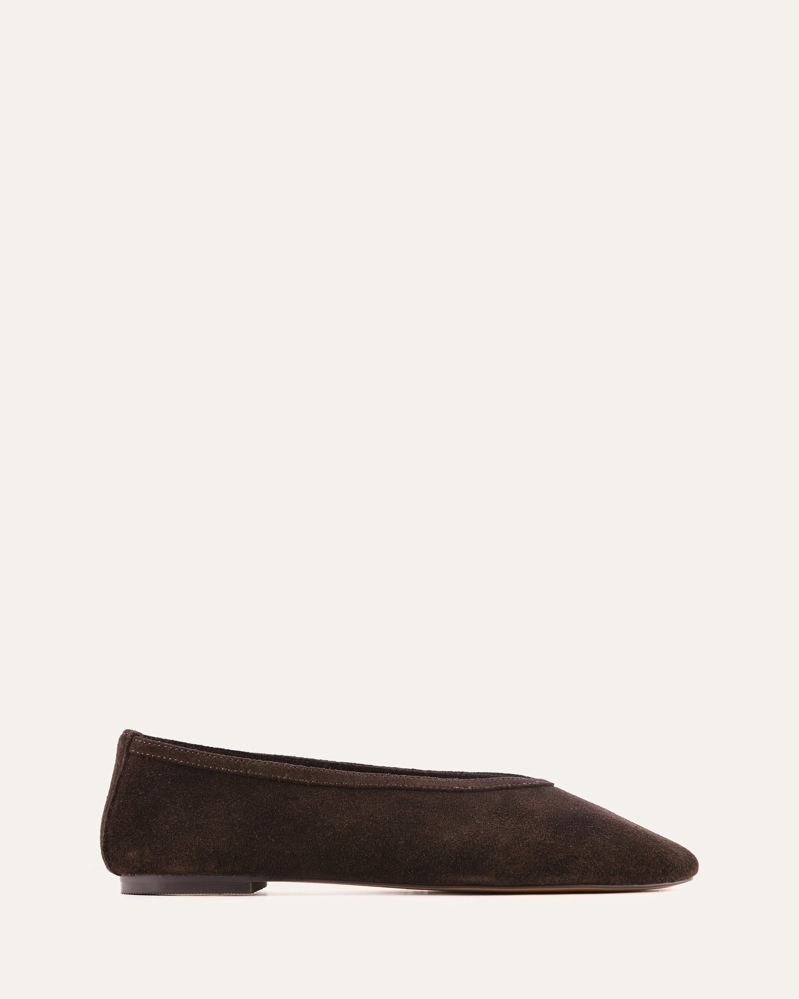 SALEM CASUAL FLATS BITTER CHOC SUEDE image