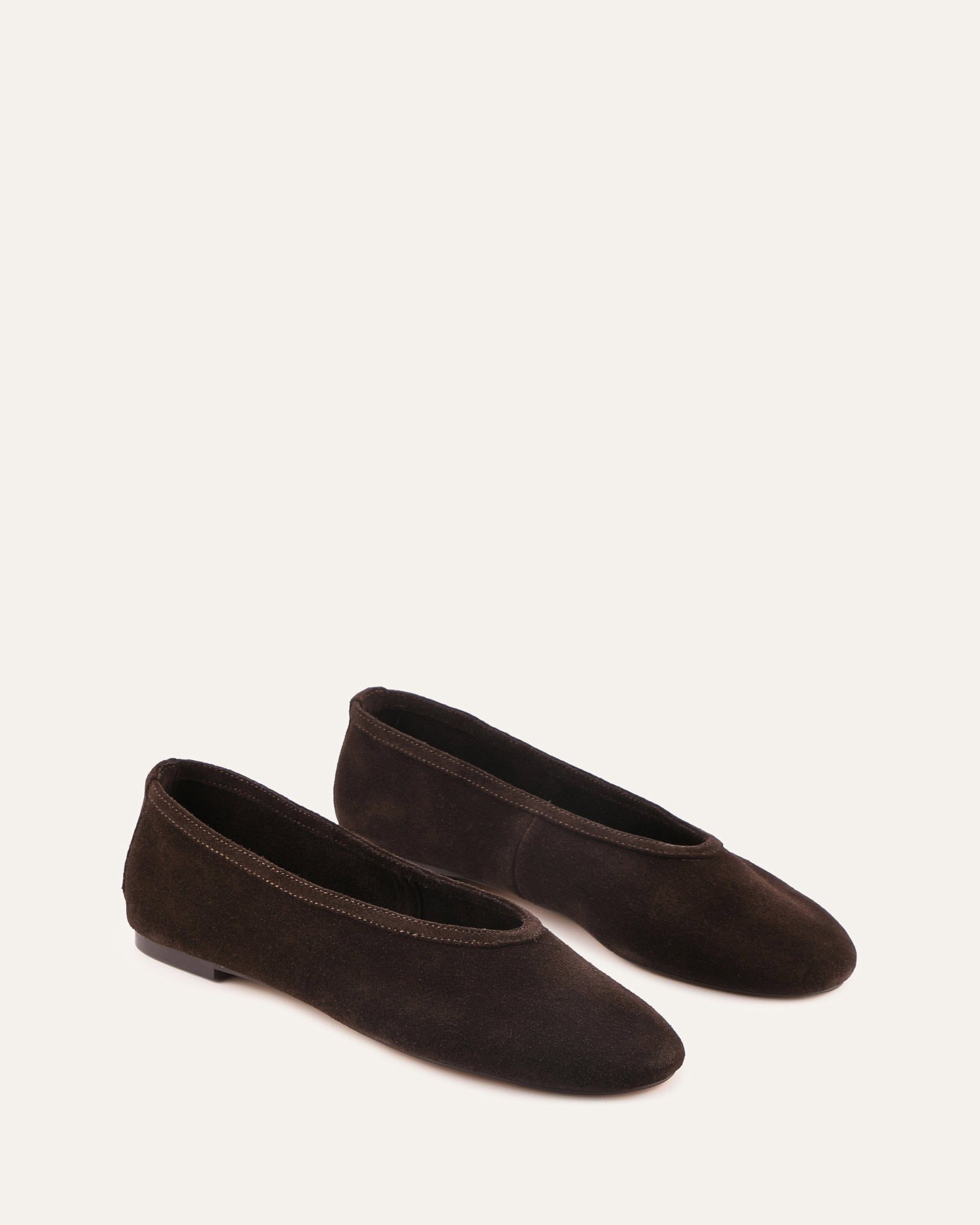 SALEM CASUAL FLATS BITTER CHOC SUEDE image