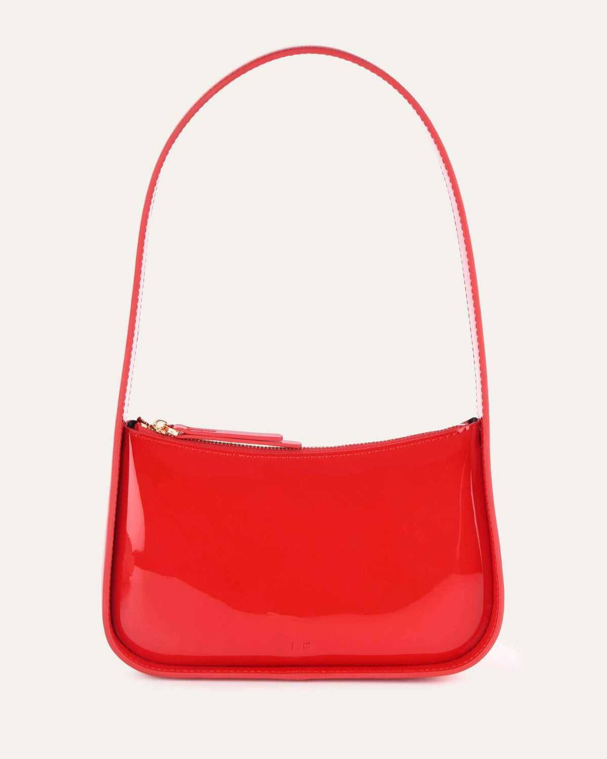 SCOUT SHOULDER BAG RED PATENT