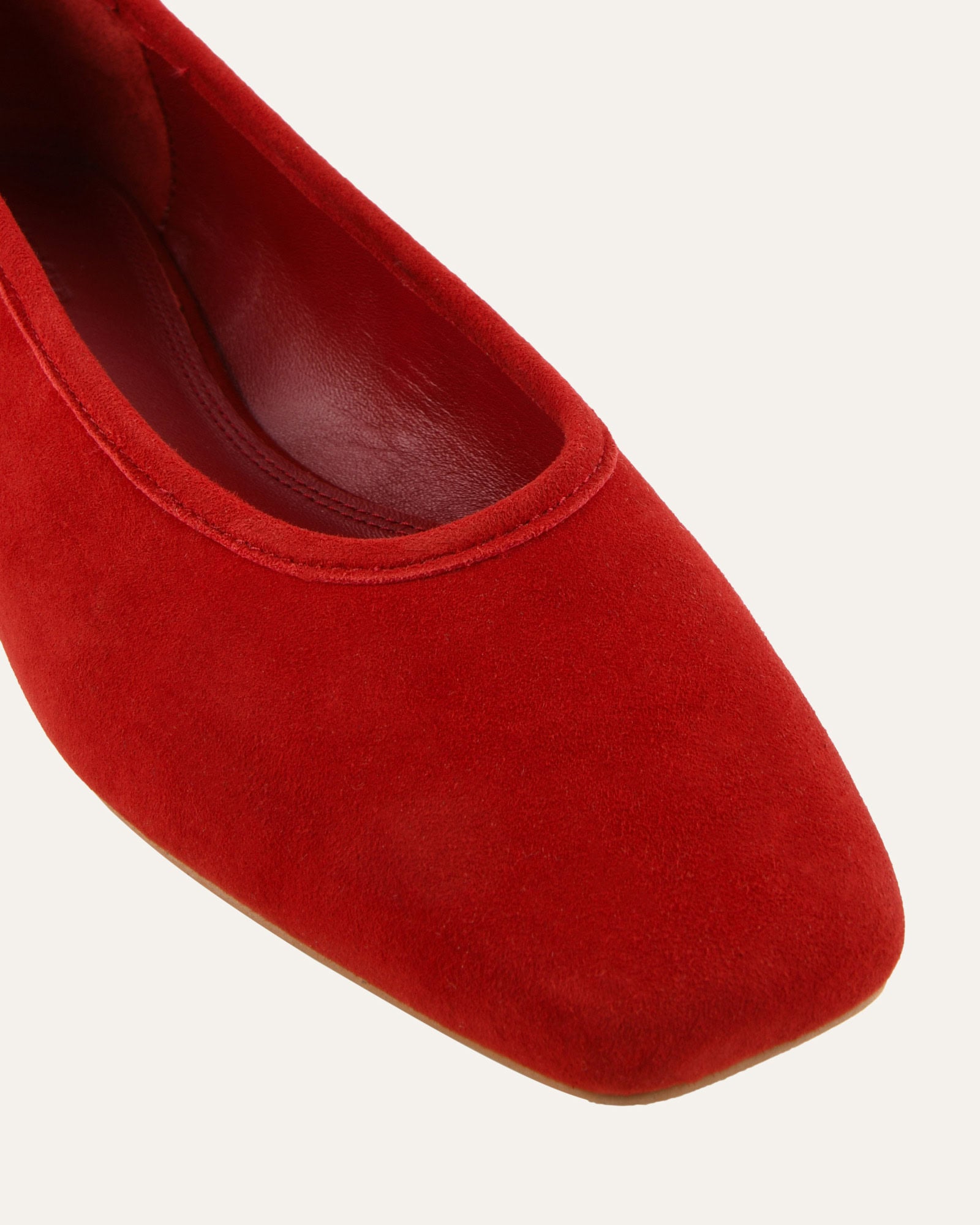 SERENA CASUAL FLATS CHILLI SUEDE image