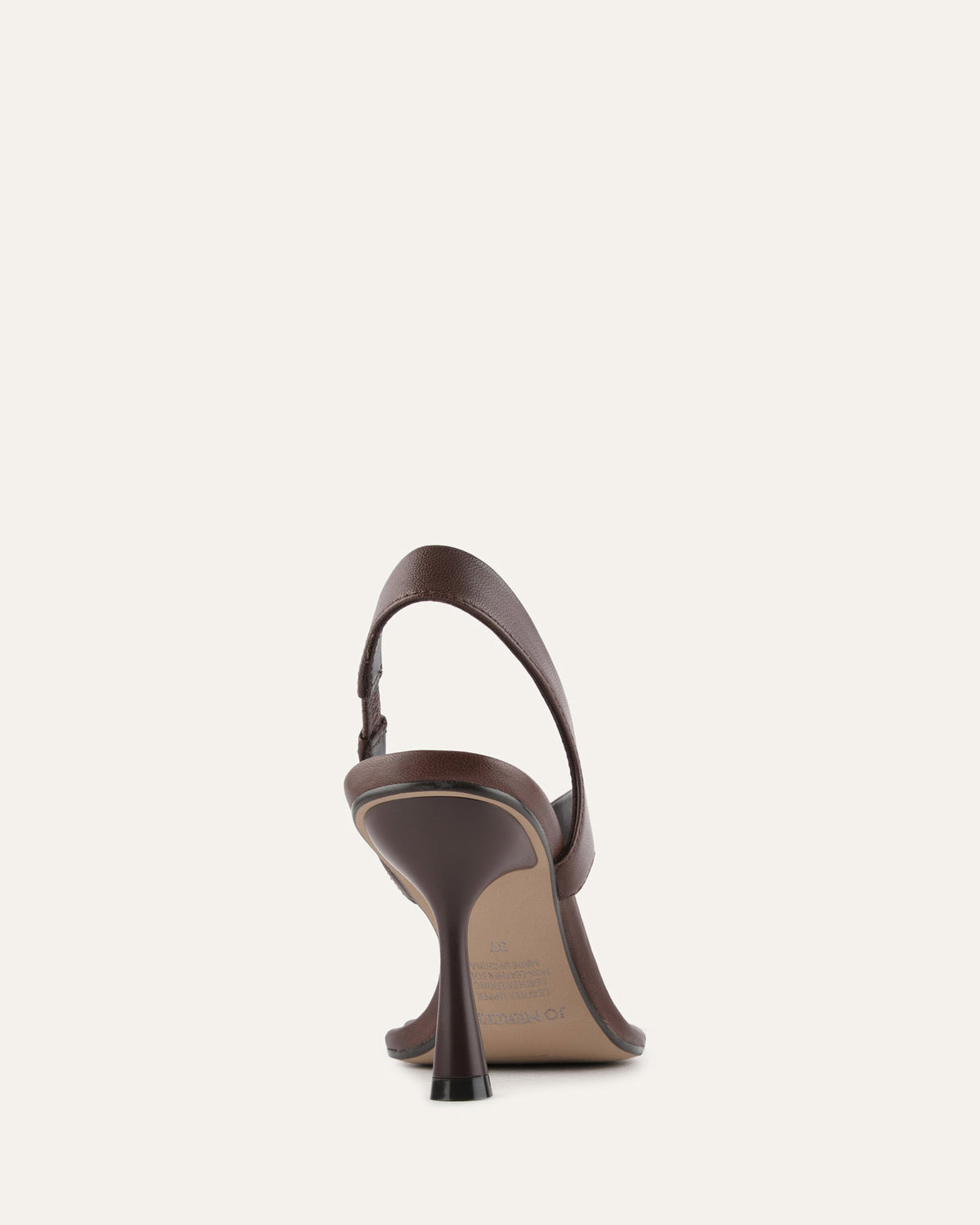 SHADE HIGH HEEL SANDALS PECAN LEATHER